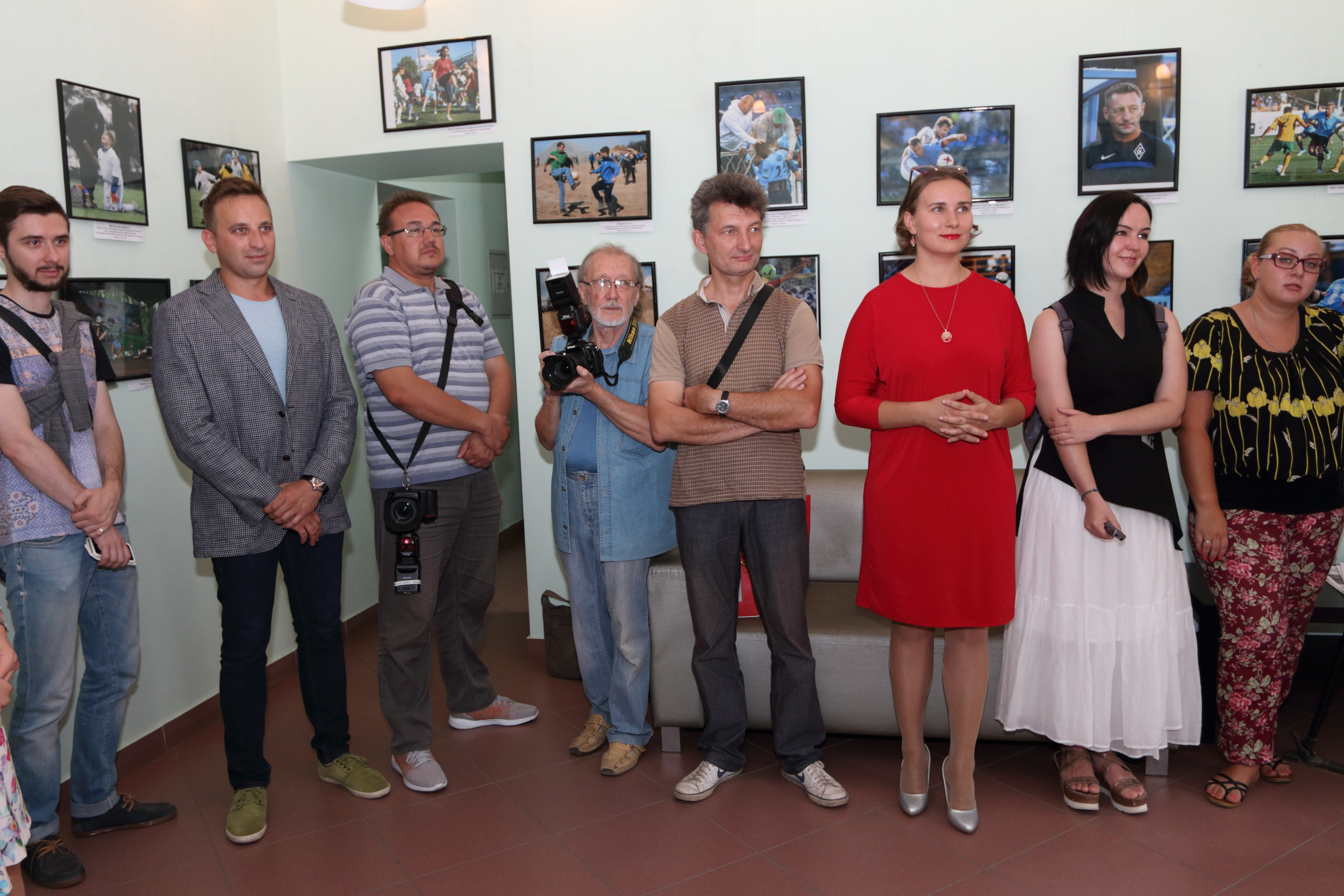 11.08.2017 Открытие фотовыставки «Большой футбол на Волге». Фотообъединение Самарского областного отделения Союза журналистов России