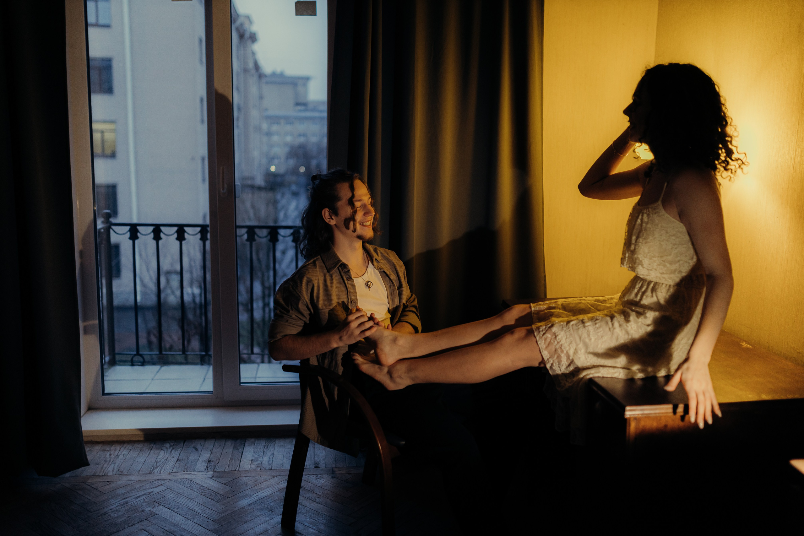 LoveStory домашняя. Фотограф Санкт-Петербург Князева Елизавета
