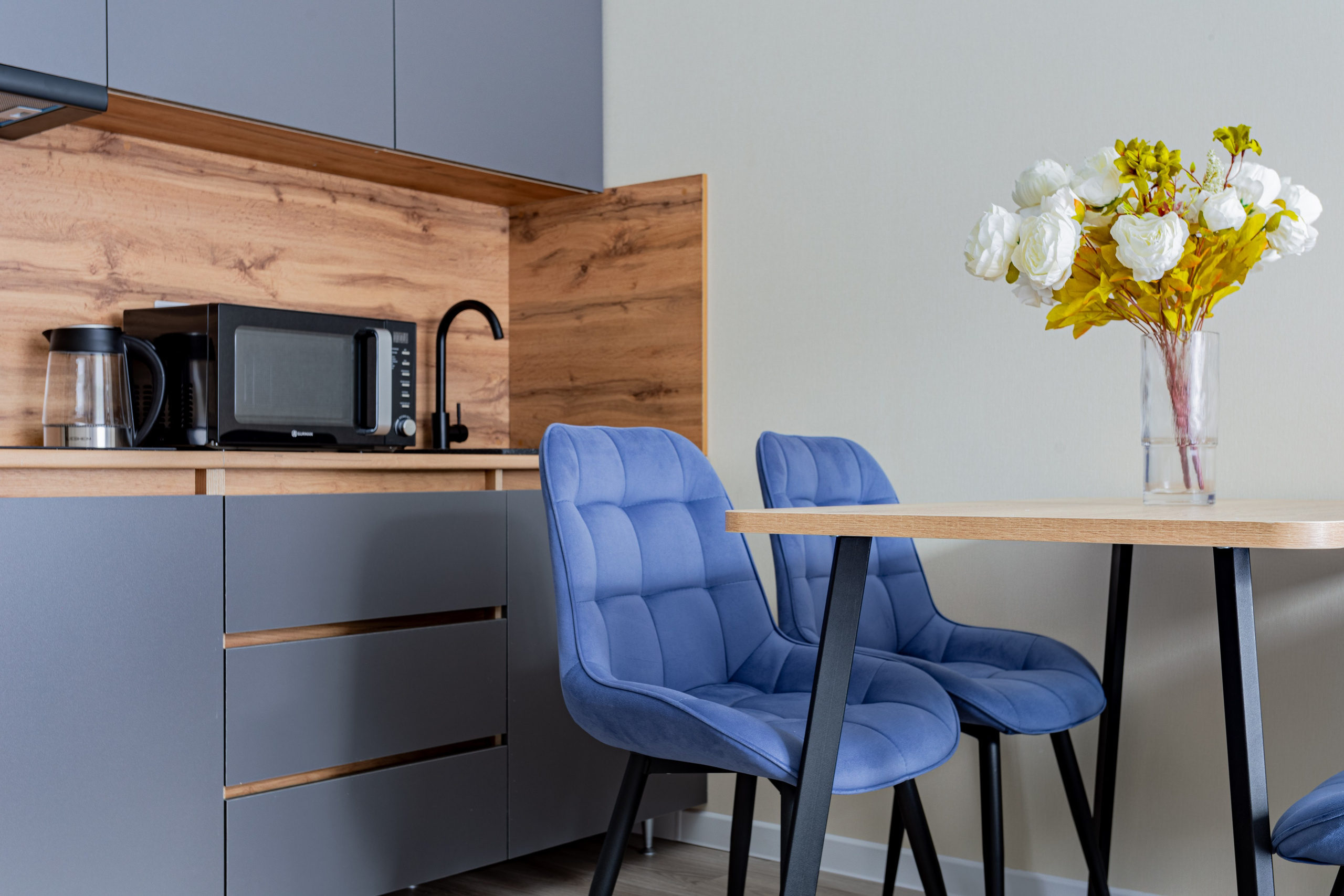 Комплектация студии с ремонтом от застройщика. Интерьерный фотограф. Хоумстейджер. Сочи/Адлер/Красная поляна