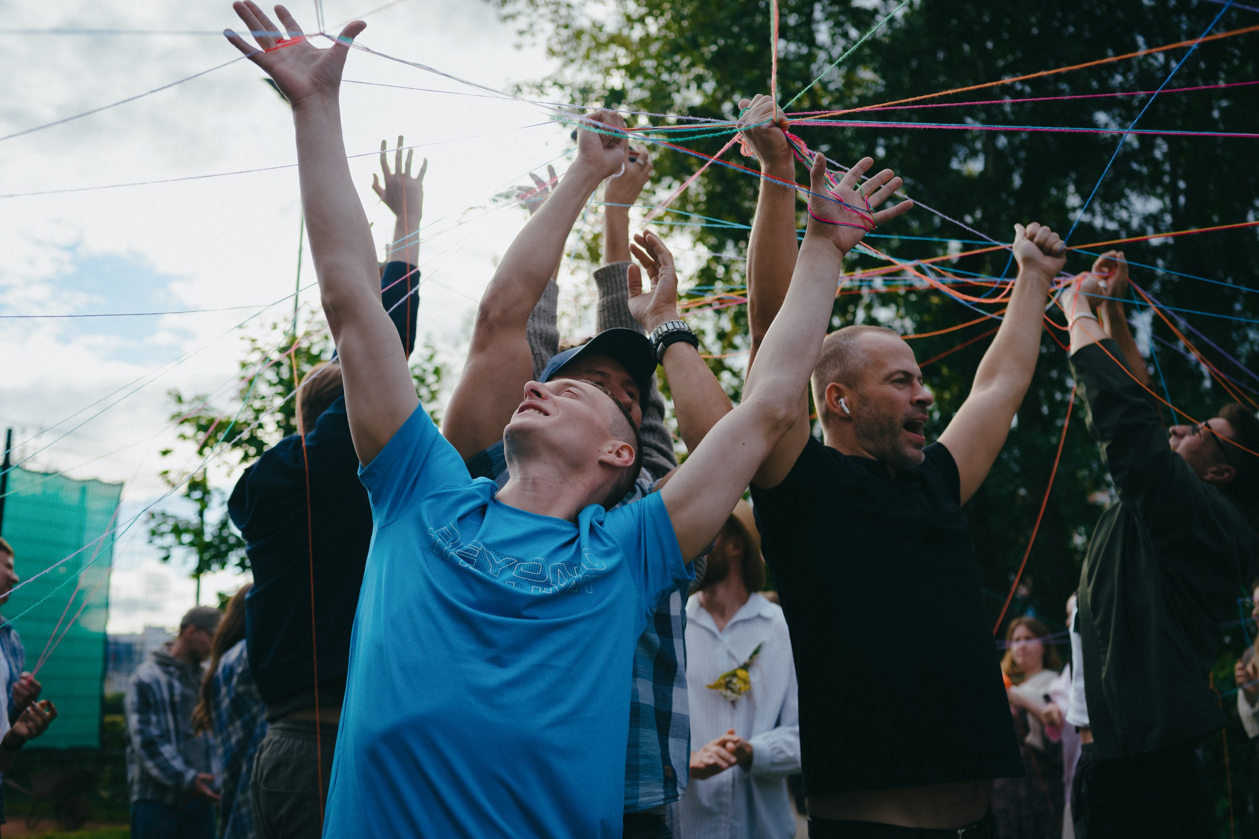 Корпоратив летом под открытым небом. Komonev