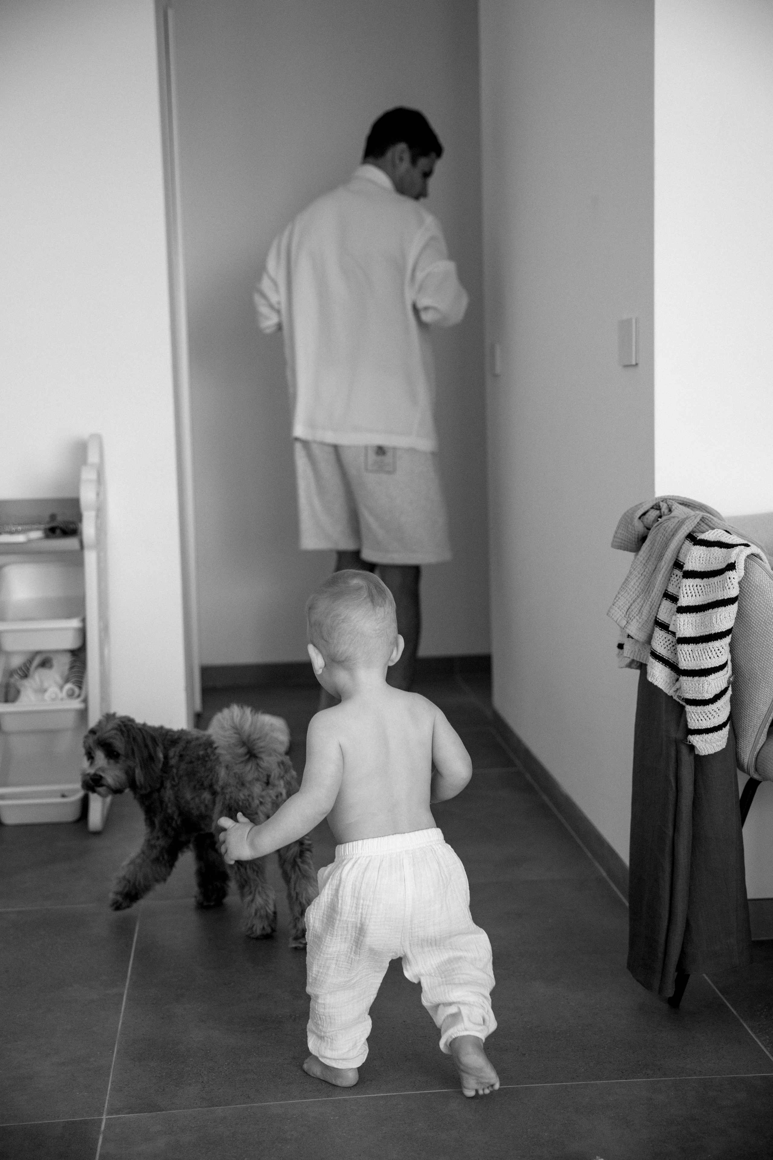 One year old at home. Wedding and family photographer