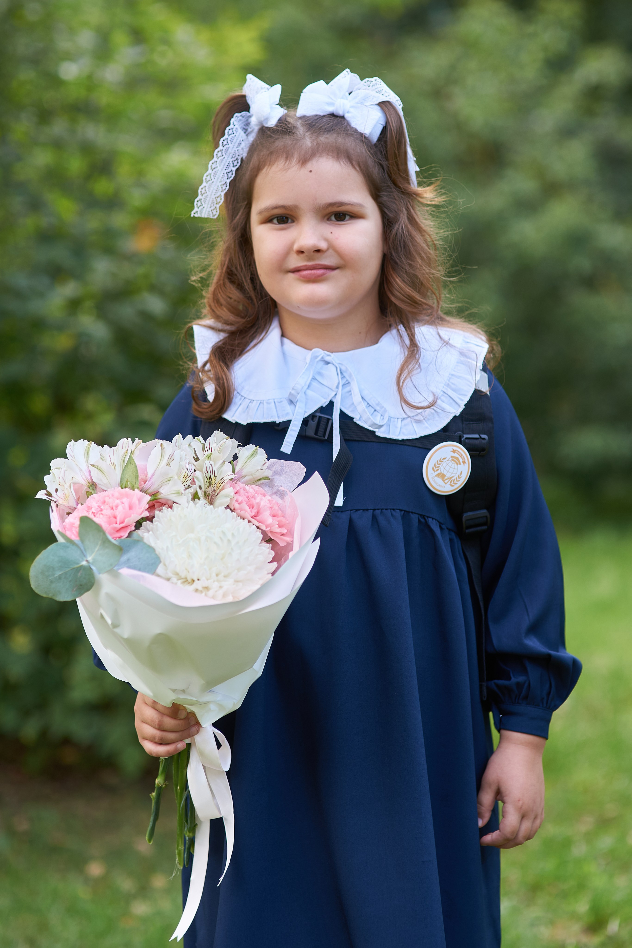 1 класс в День Знаний. Фотограф Владимир Артамонов