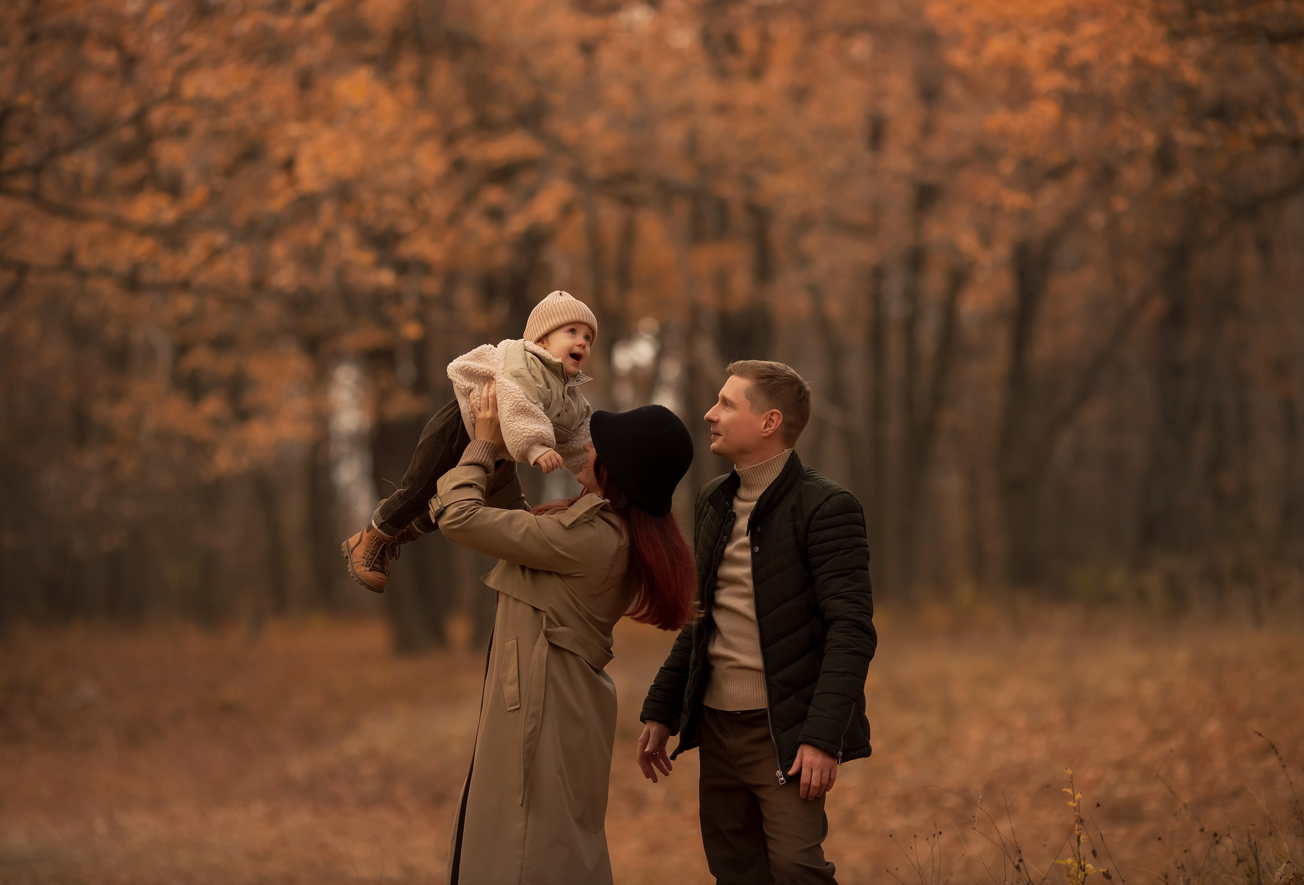 Осень в лесу. Семейный и детский фотограф в Саратове Полина Коткина