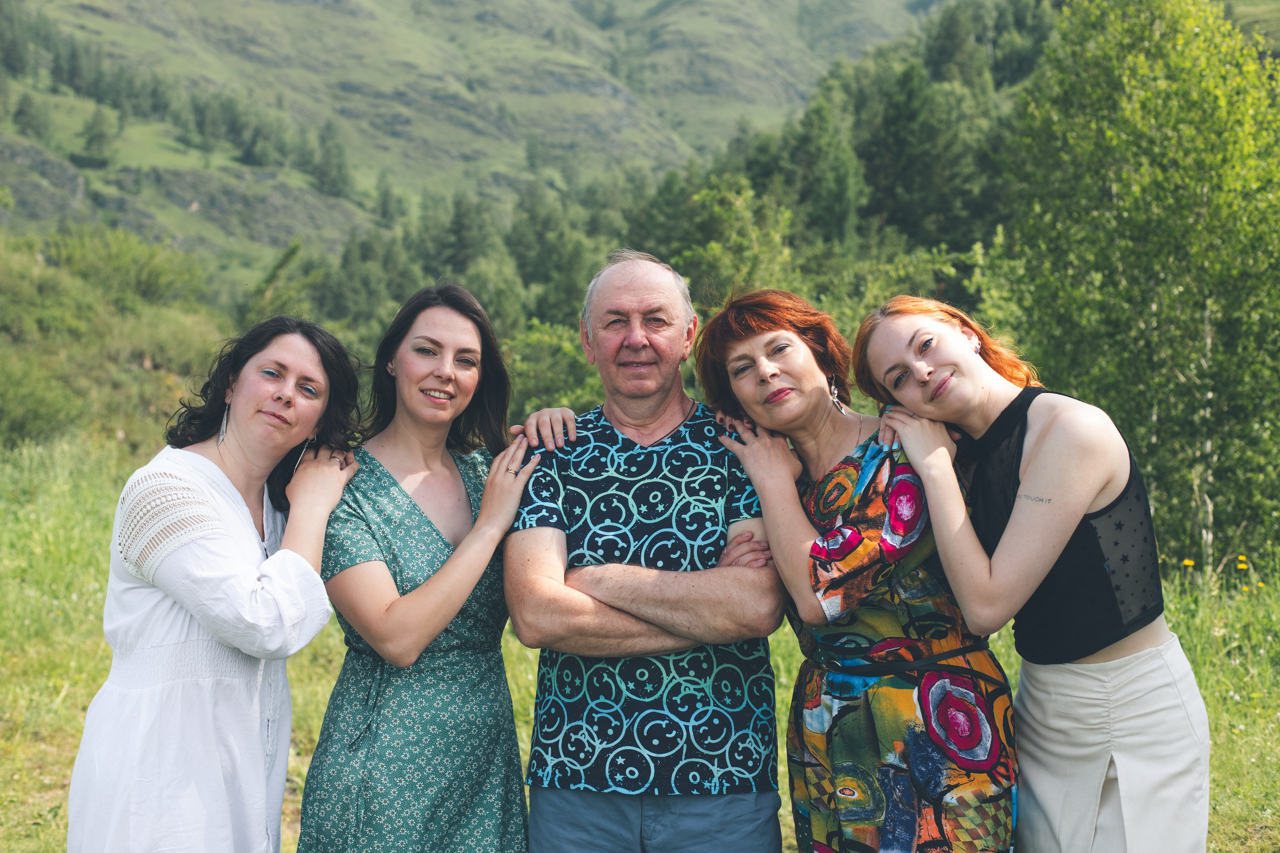 Ксения & родные. Фотограф Нина Брандт в Горном Алтае