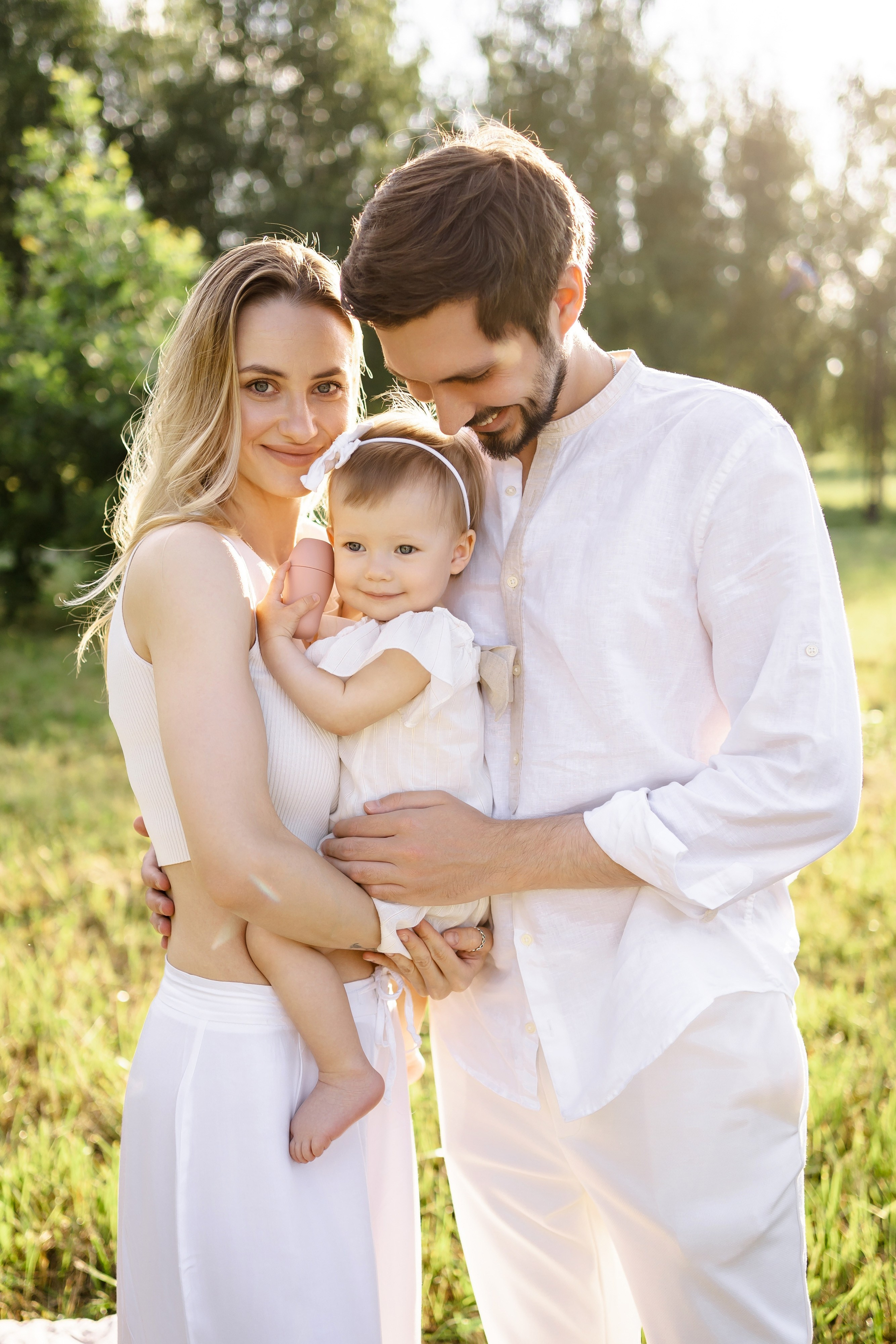 Олеся, Денис и Даниэла. Свадебный фотограф в Москве Яна Деньгина