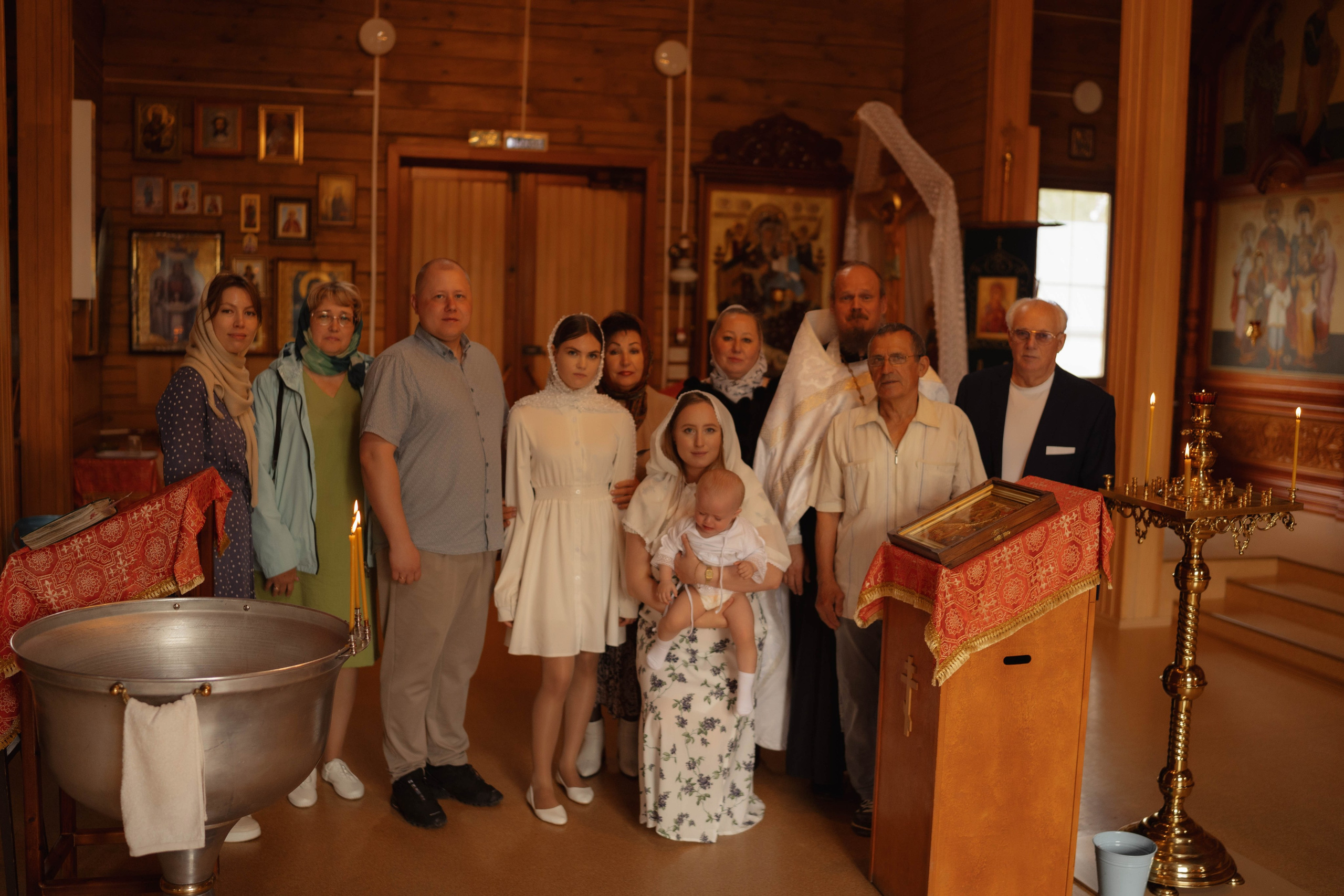 Крещение Любы. Фотограф в Новосибирске Диана Ильиных