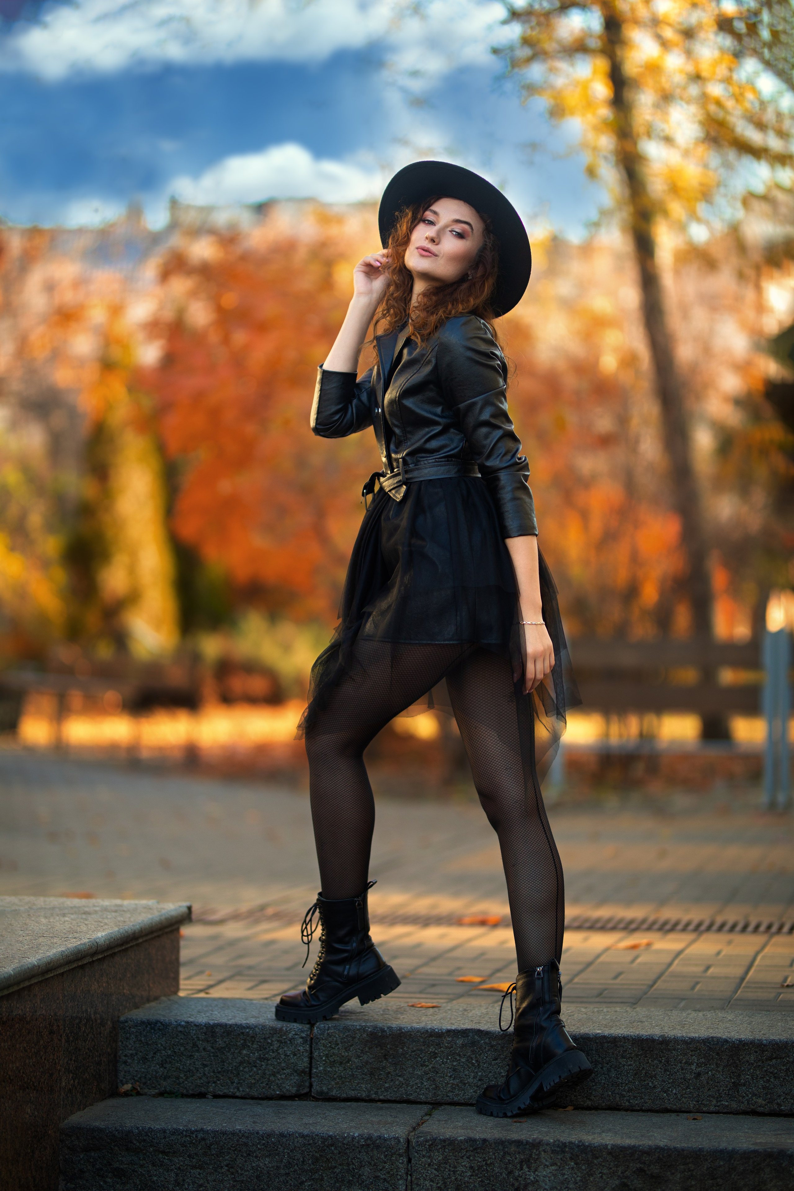 Осенняя фотосъемка в парке с Анастасией в формате для «себя»