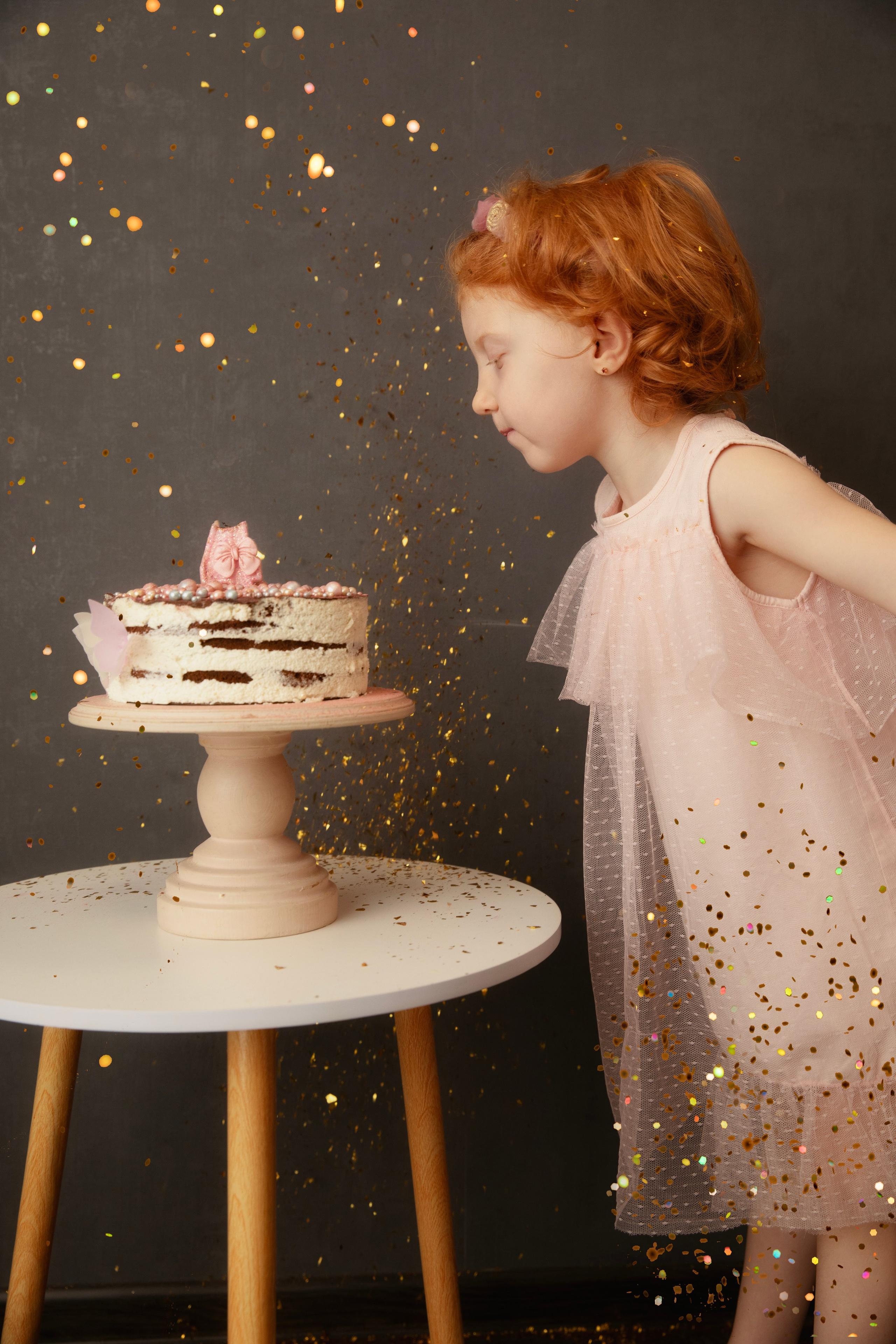 Сьемка с блестками