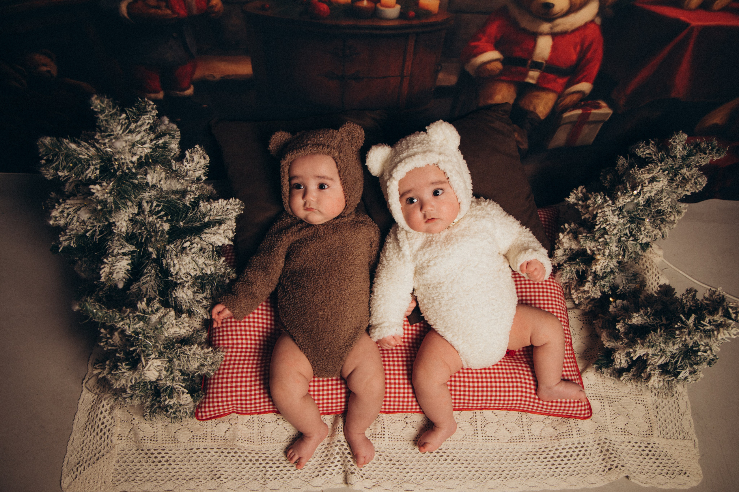 Имран и Миран. Евгения Горбунова фотограф новорожденных в Новом Уренгое