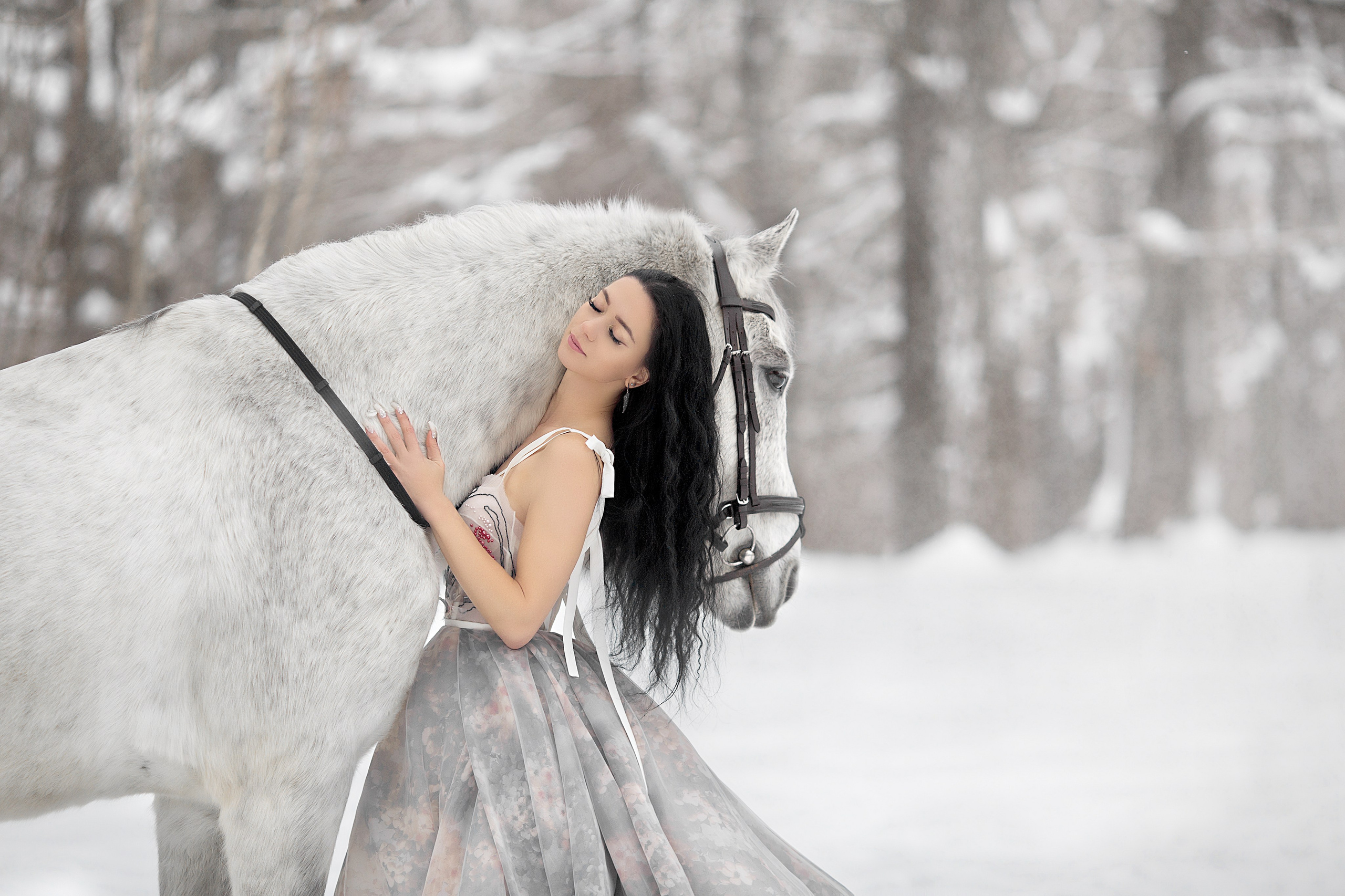 Фотосессия Надежды и ее конелюбимчика. Фотосессия с лошадьми в Нижнем Новгороде
