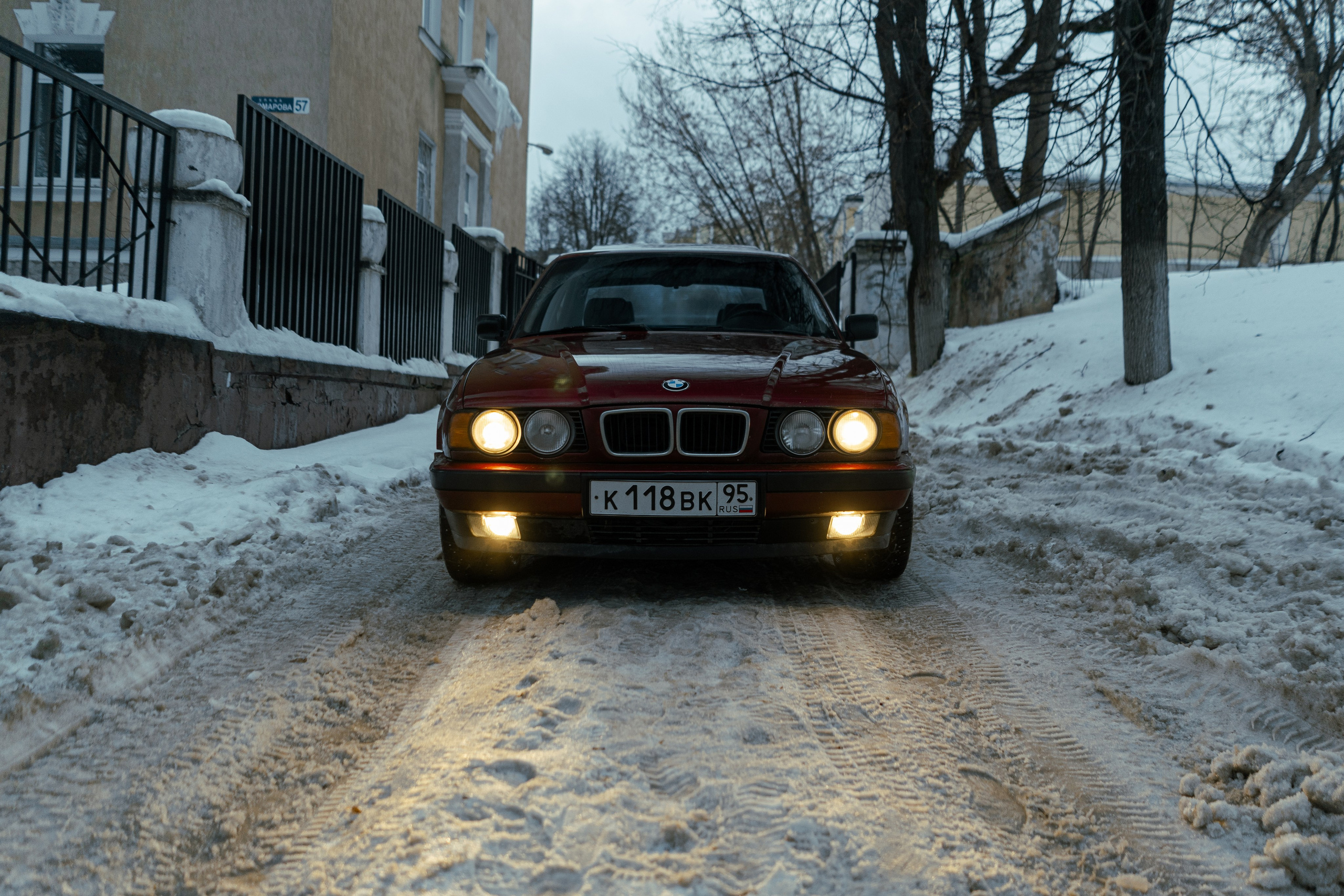 Автомобильная фото-сессия BMW 540i E34 в Калуге