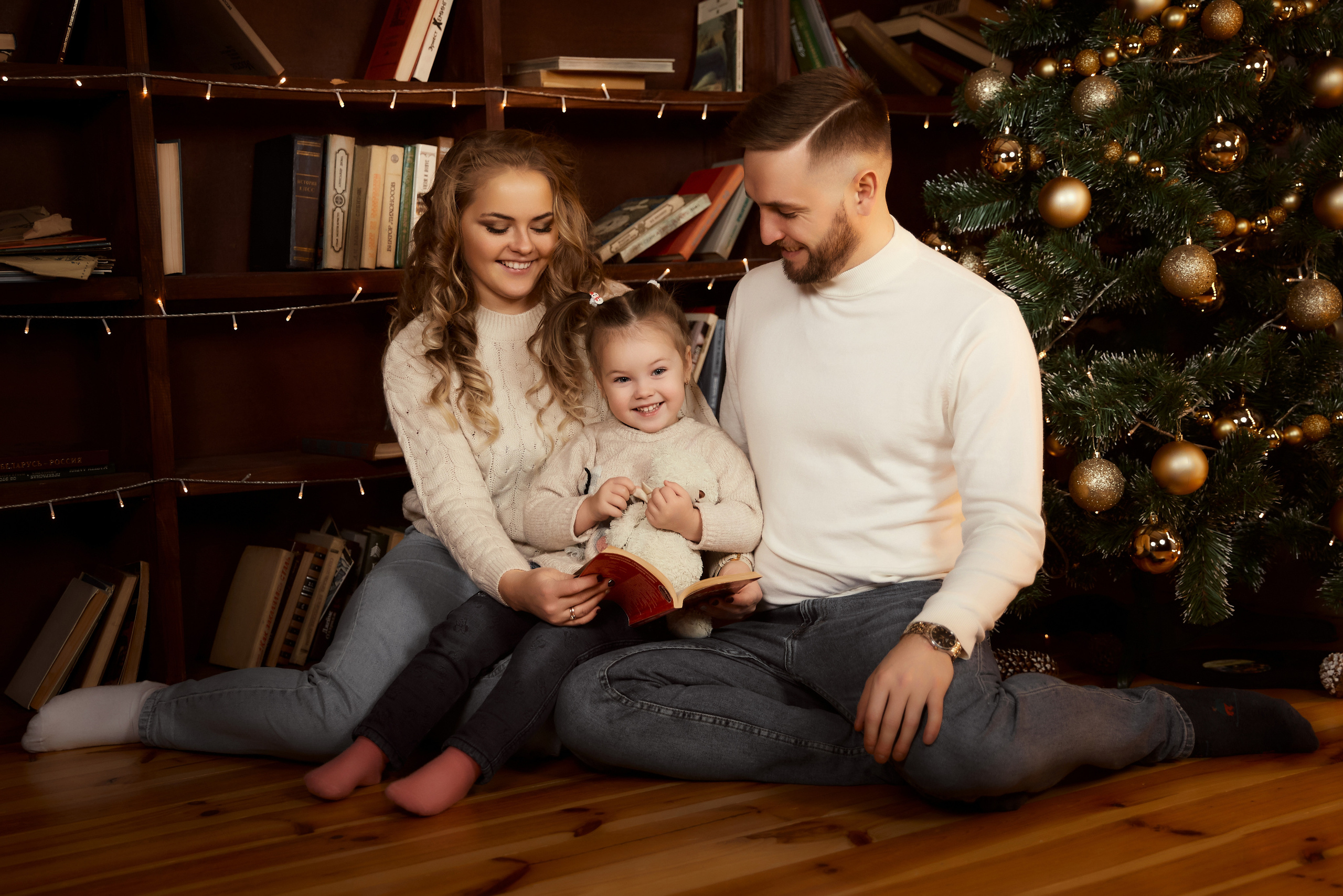 Новогодняя семейная фотосессия в Минске. Фотограф в Минске Анна Кучинская
