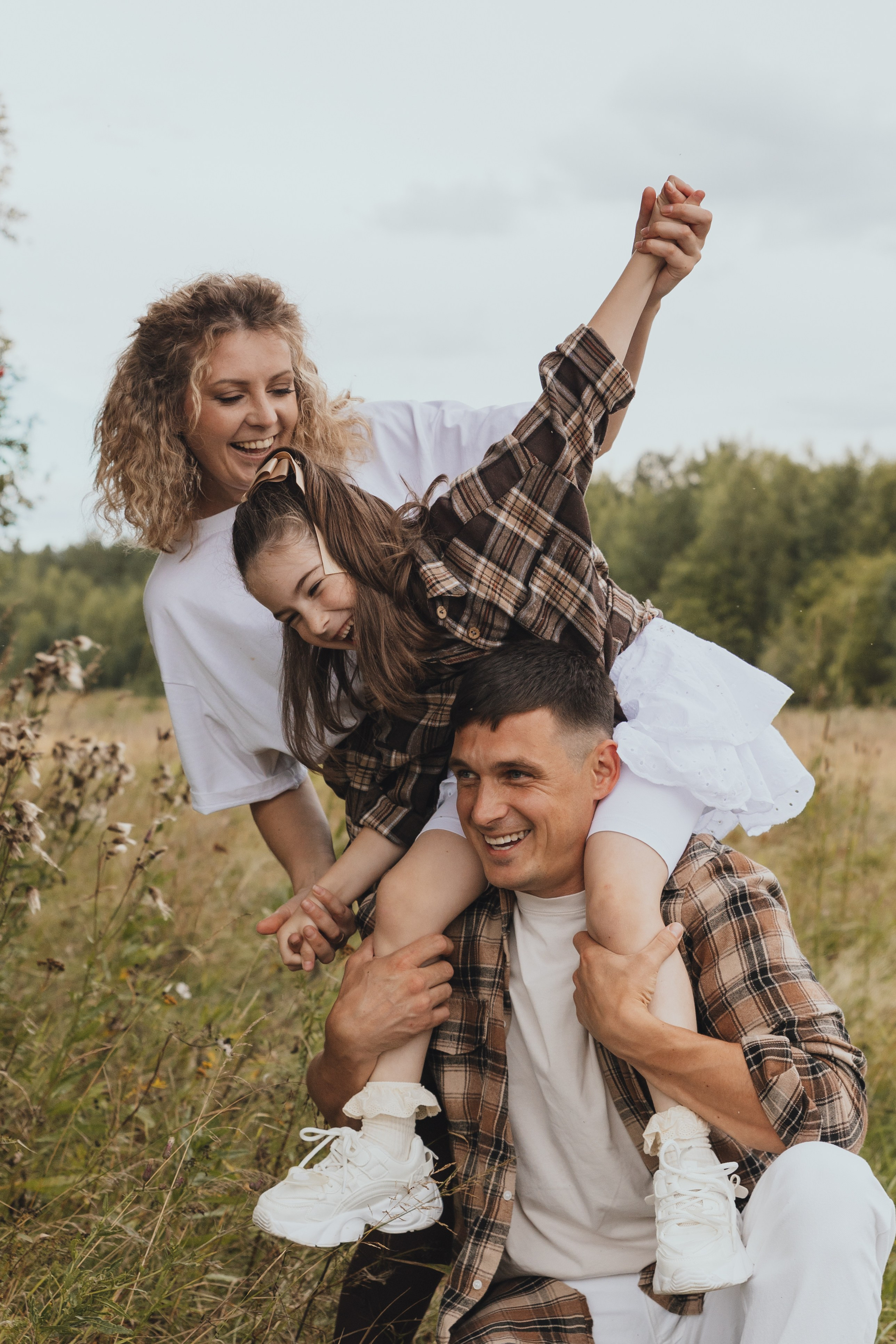 Саша, Наташа и дочка Ксюша. Фотограф в Нижнем Новгороде Креава Ира