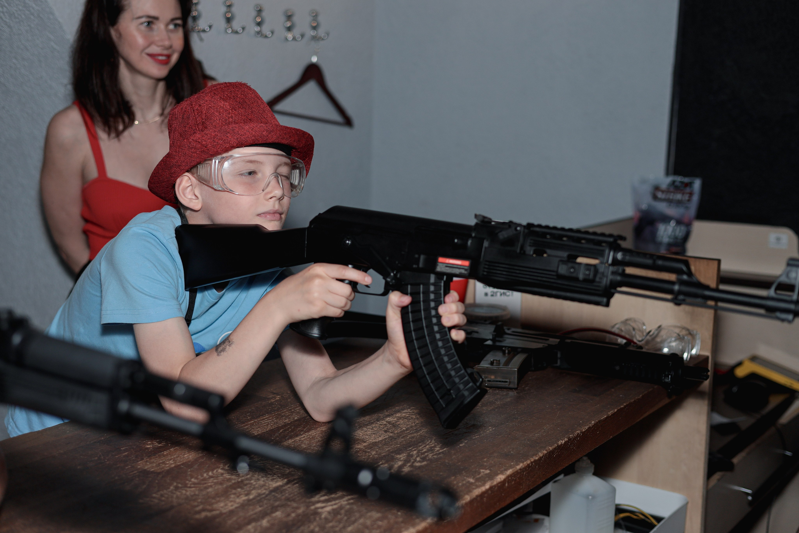 День рождение в стрелковом клубе. Фотограф Надршина Лилия