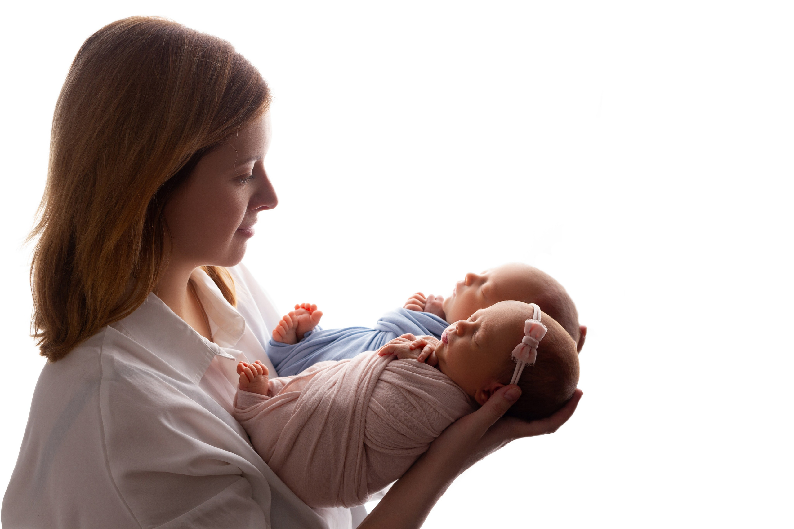 Двойня. Newborn фотограф в Москве — Фотофеи. Съемка новорожденных и детей до года