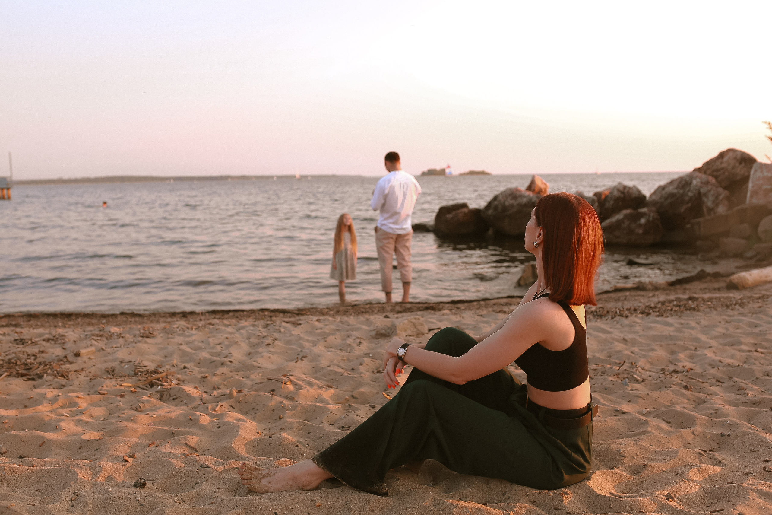 На закате. Семейный фотограф в Новосибирске Екатерина Сафронова