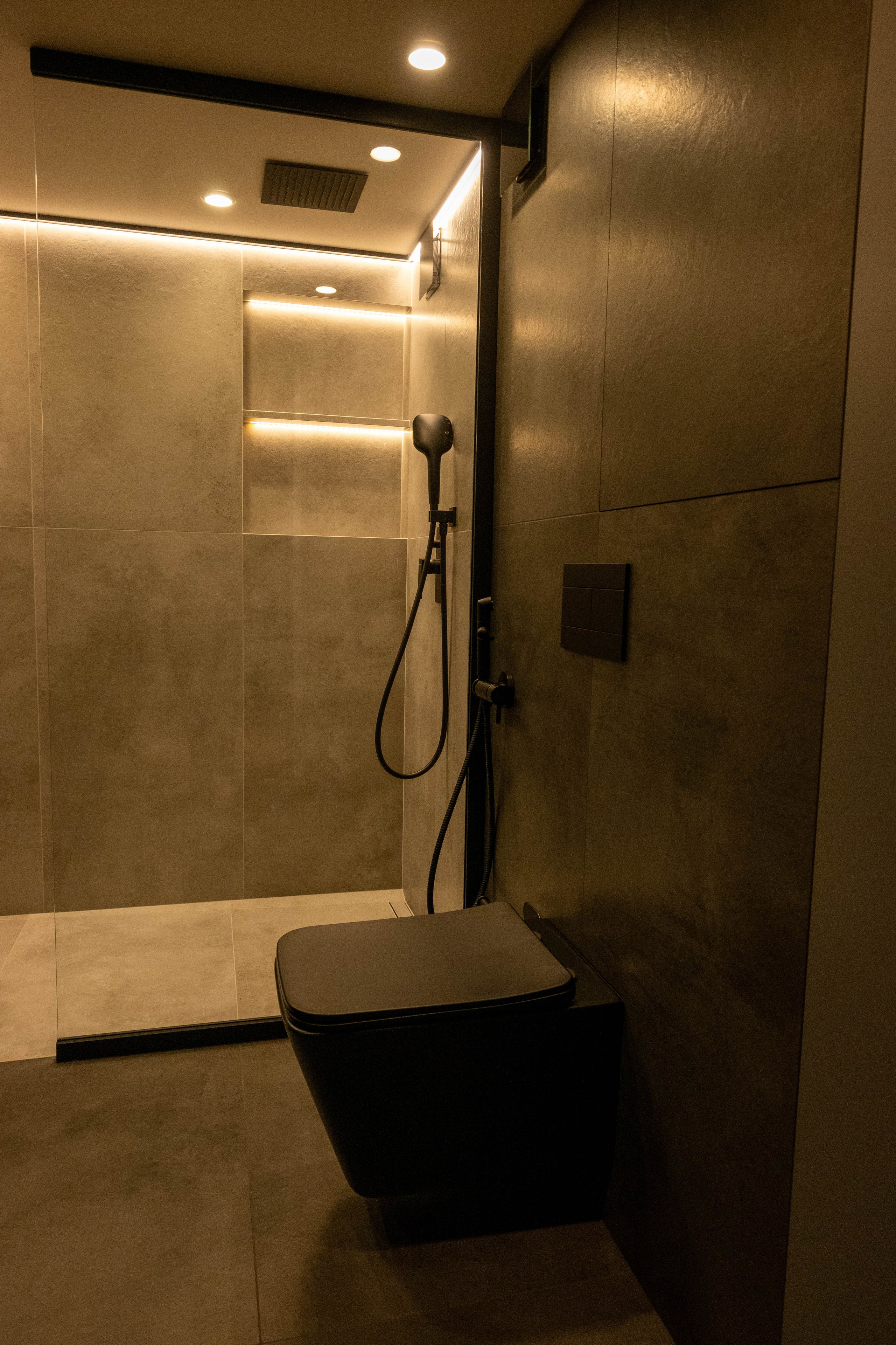 The apartment is on two levels. Fotograf Dmitrii Donets