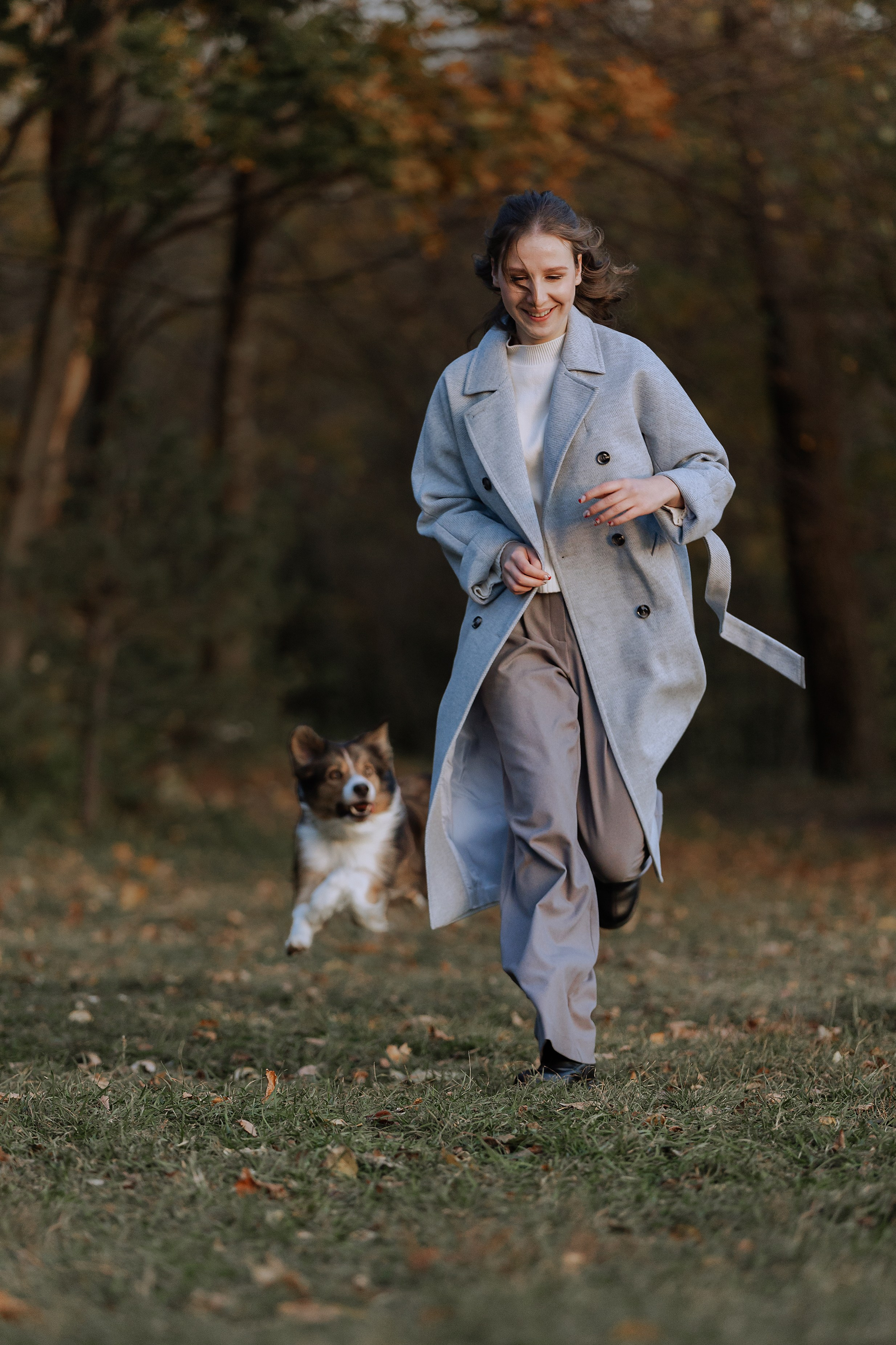 Осенняя съемка Аллы и ее спутника Джея (пакет «Чуть-чуть»). Фотограф Анималист Екатерина Справцева в Нижнем Новгороде