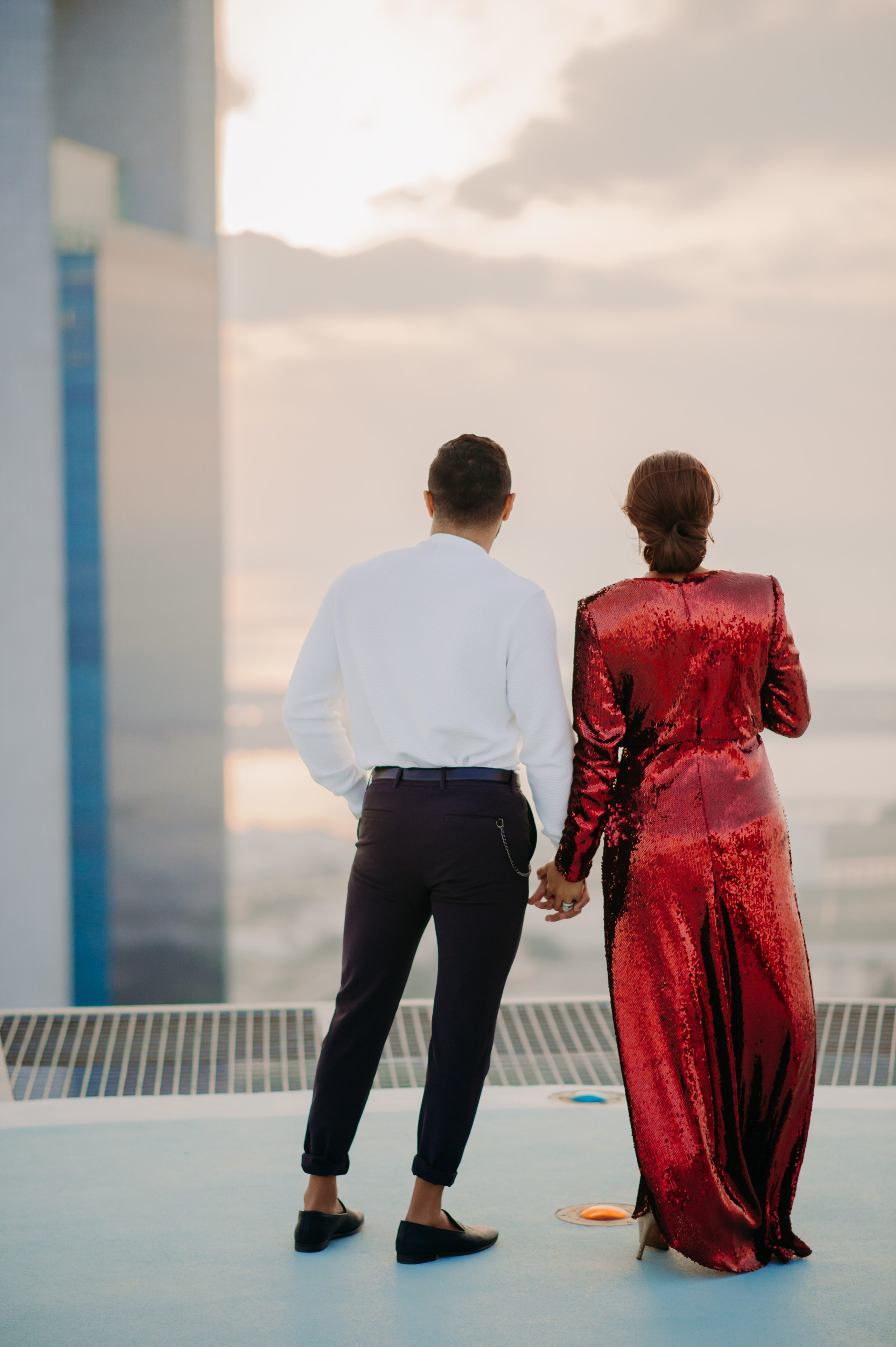 Love Story на высоте (Абу Даби). Фотограф в Москве и Санкт-Петербурге Дарина