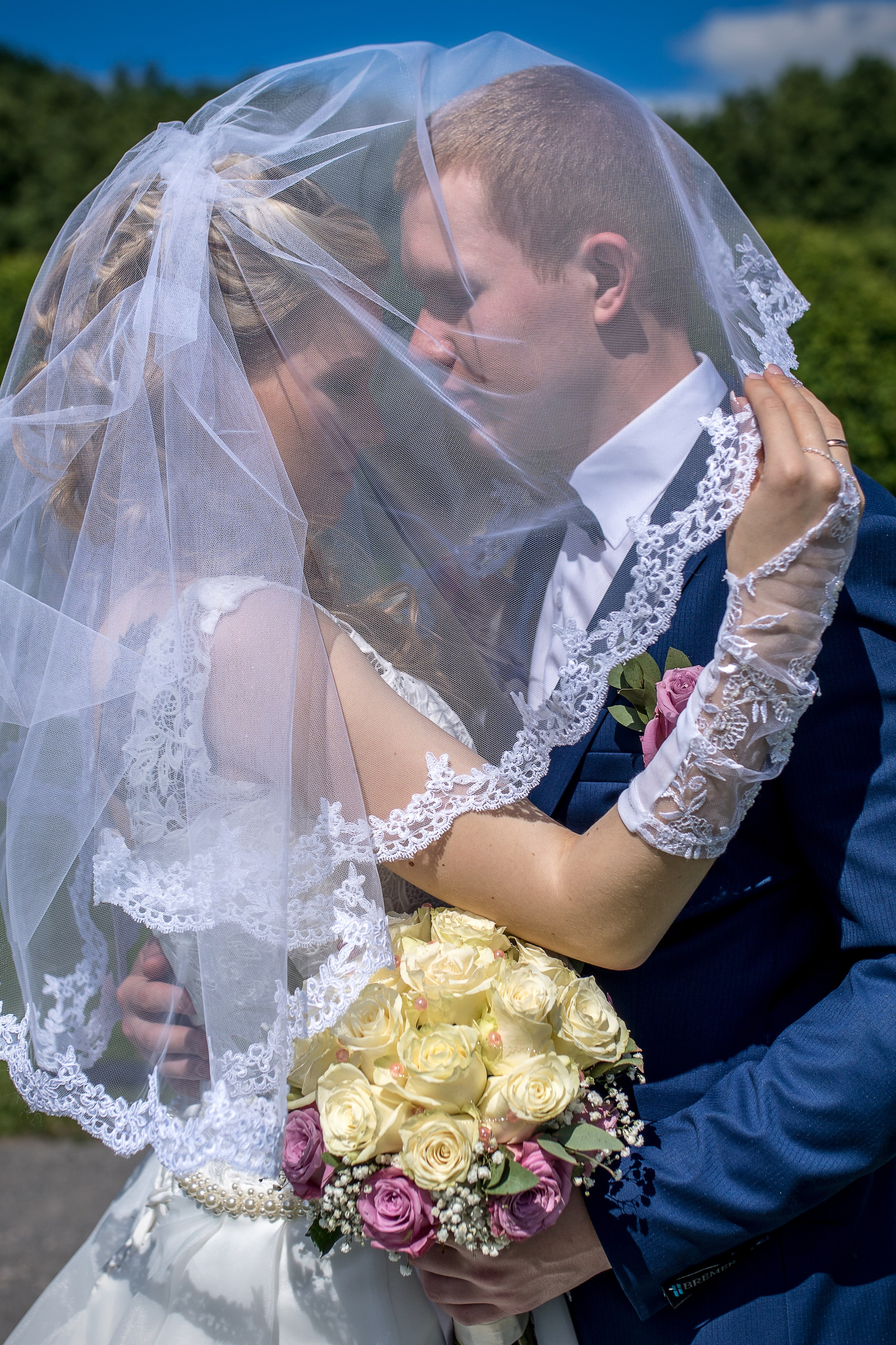 Свадебная прогулка в усадьбе Кусково. Фотограф Владимир Артамонов