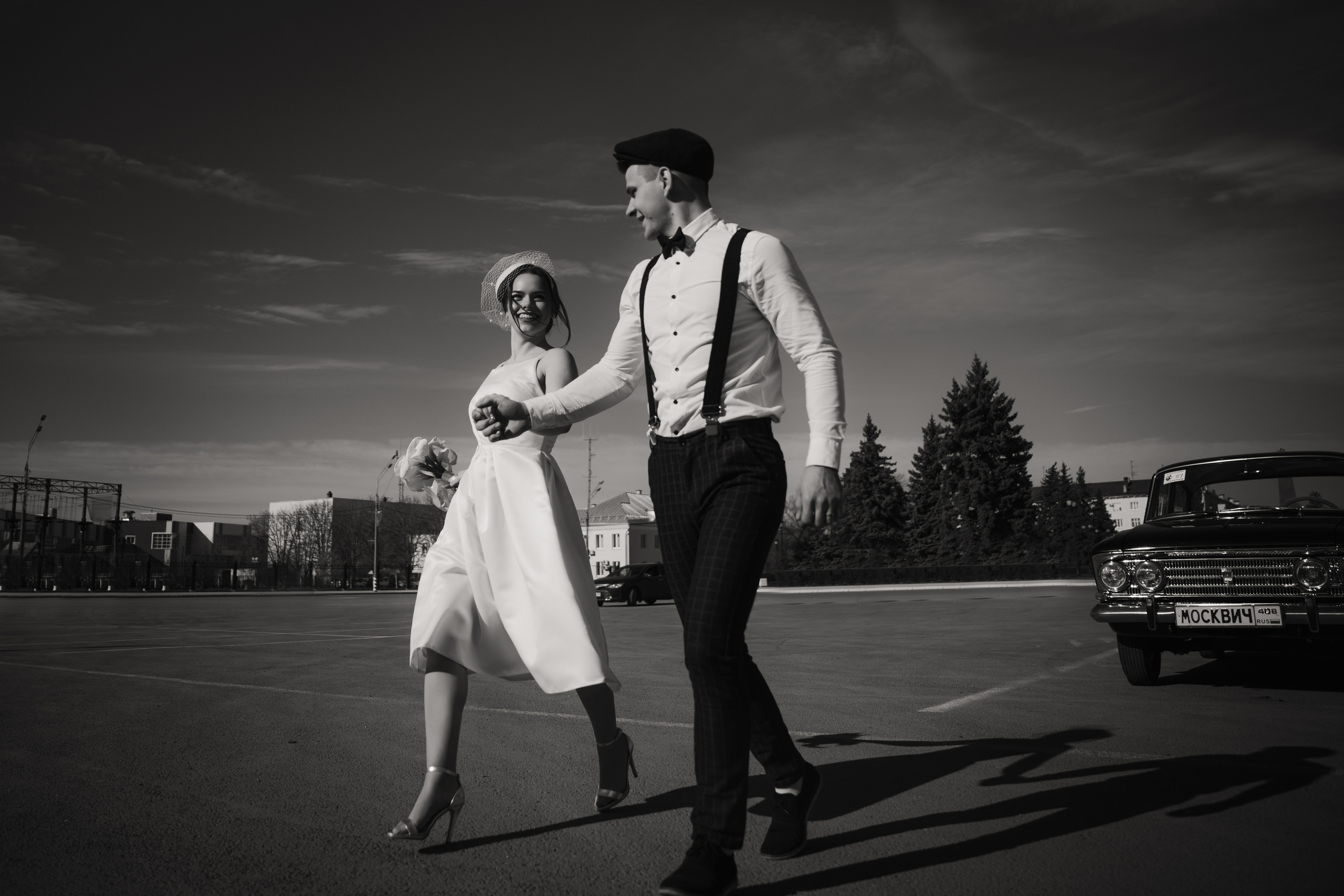 Свадебная фотосессия в ретро стиле в Тольятти. Свадебный и семейный фотограф в Самаре и Тольятти | Елена Топанцева