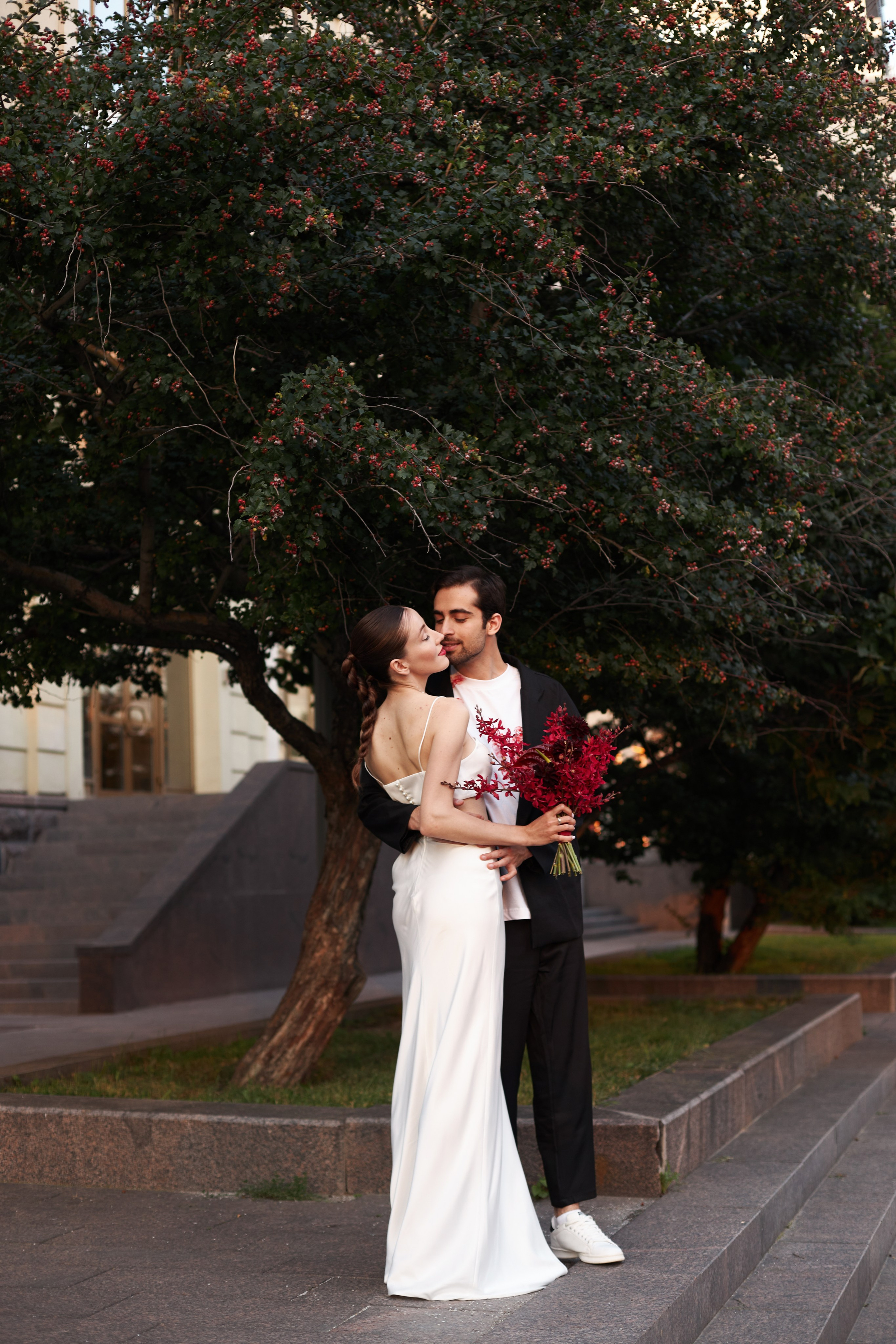 Красное и белое. Свадебный фотограф в Москве Ольга Коржова