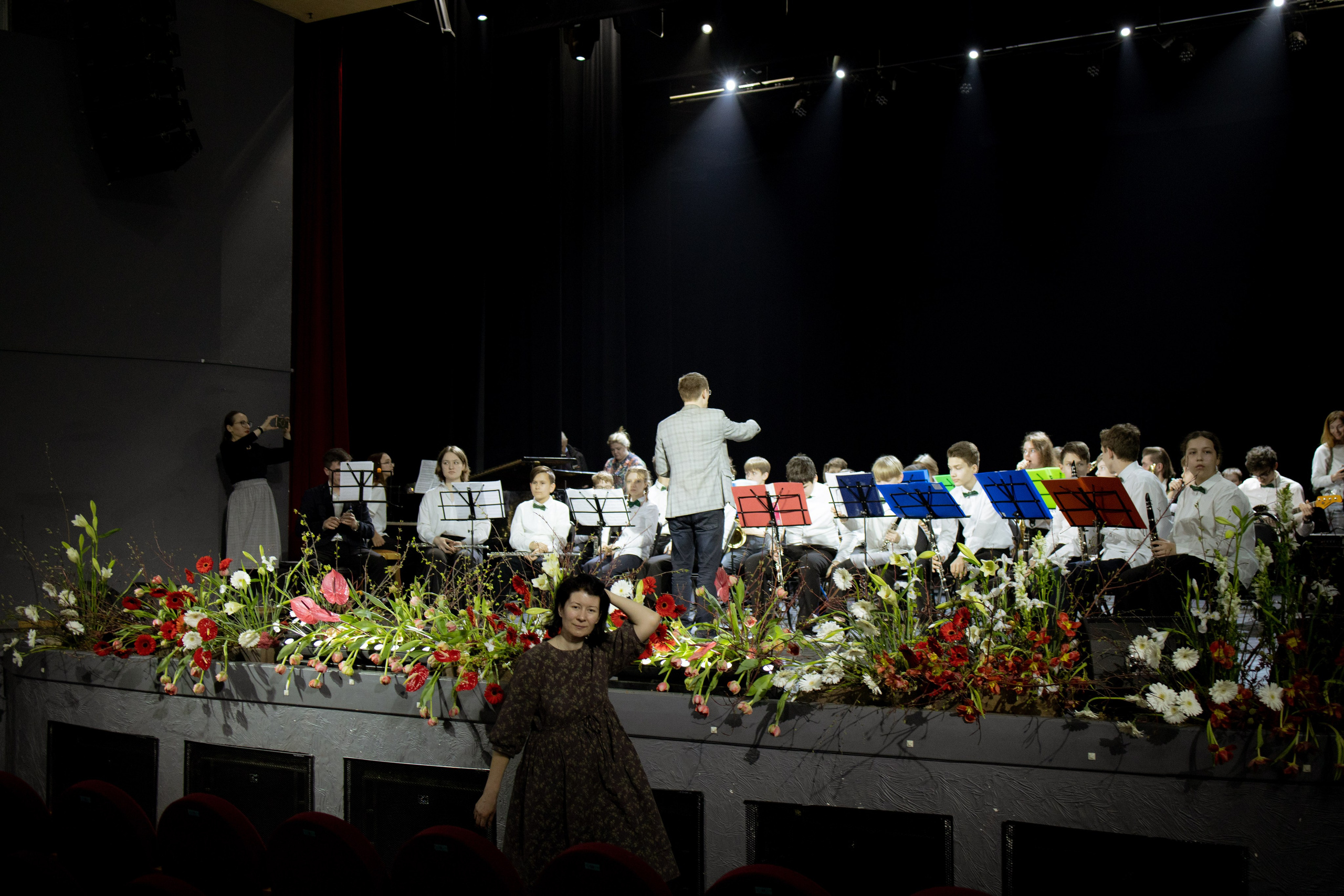 Оформление Отчетного концерта Музыкальной школы Глазунова. Оформление свадеб, декор свадеб Вера Маркова, Москва