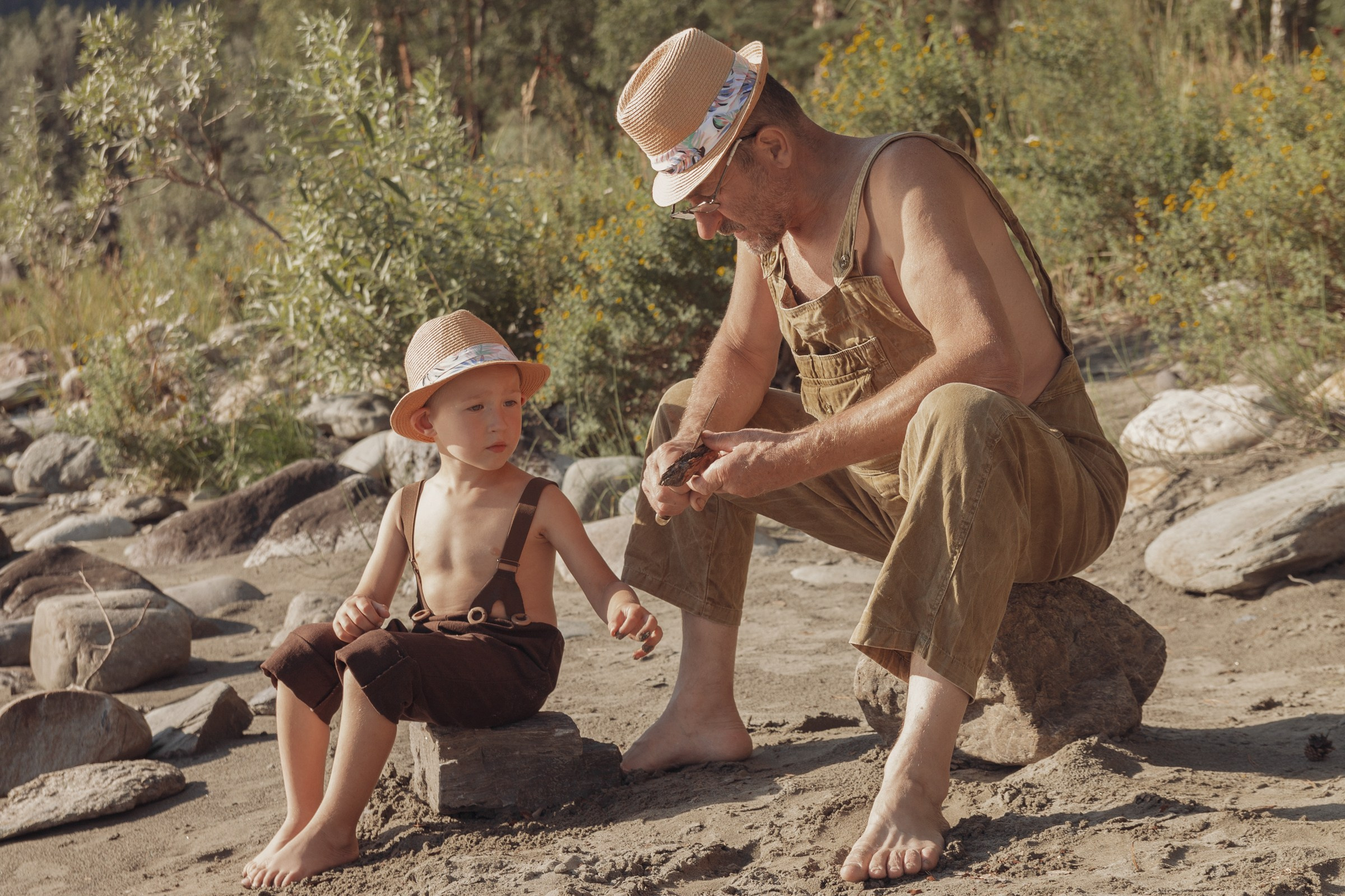 Дед и внук. Детский и семейный фотограф в Бердске и Новосибирске Дарья Гребнева