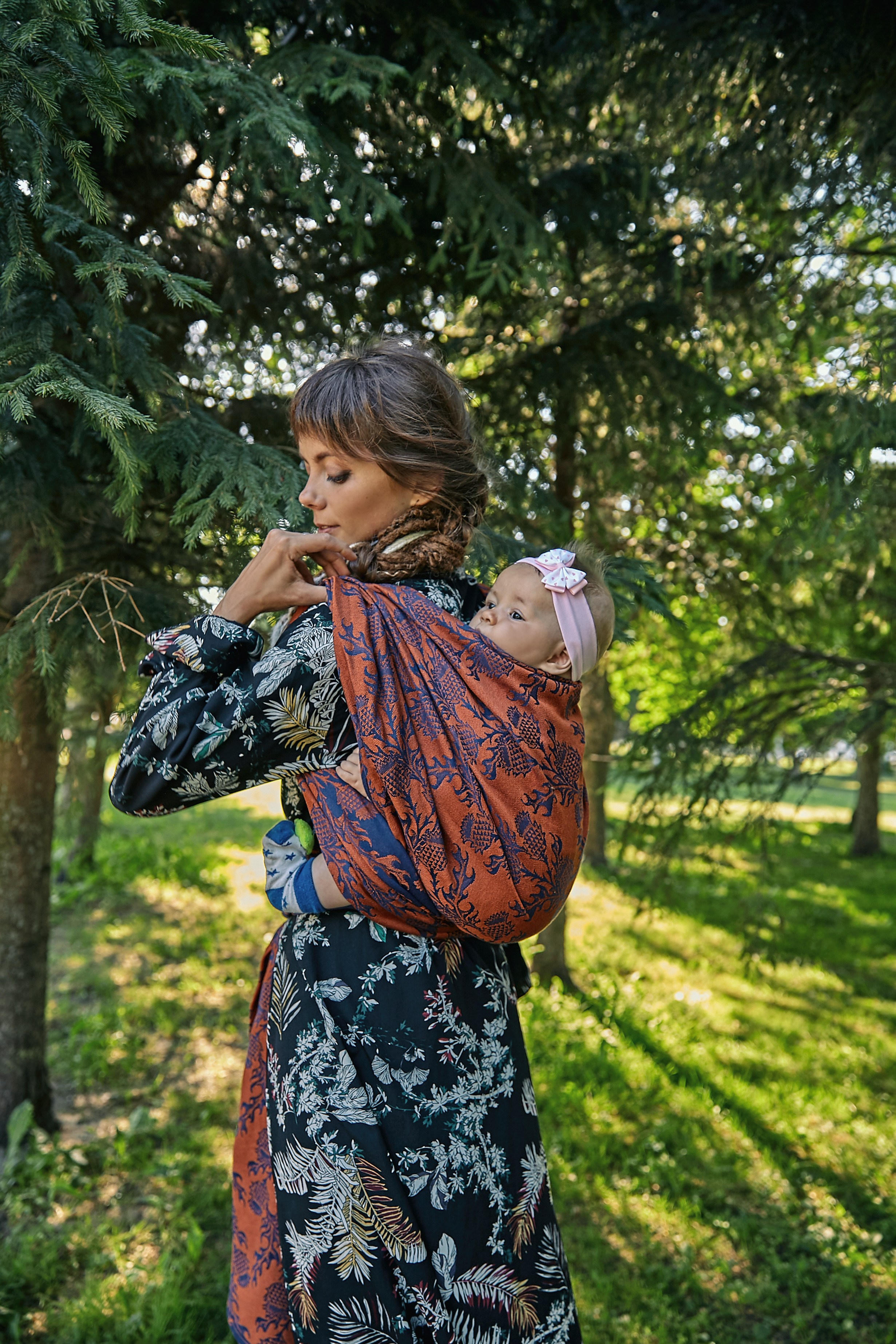 Съемка слингов mokosh wrap. Рекламный фотограф Санкт-Петербург Катерина Мишкель