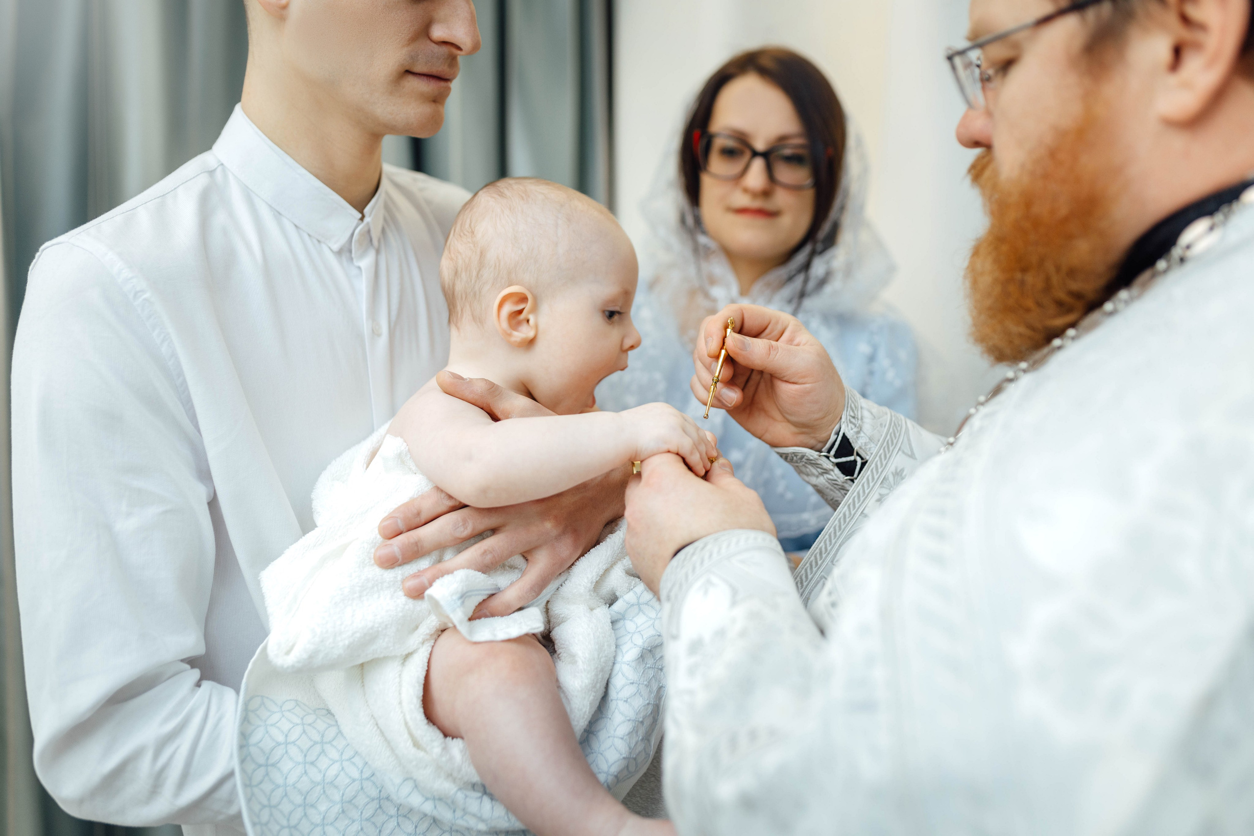 Крещение Матвея, храм Святой Троицы, декабрь 2025