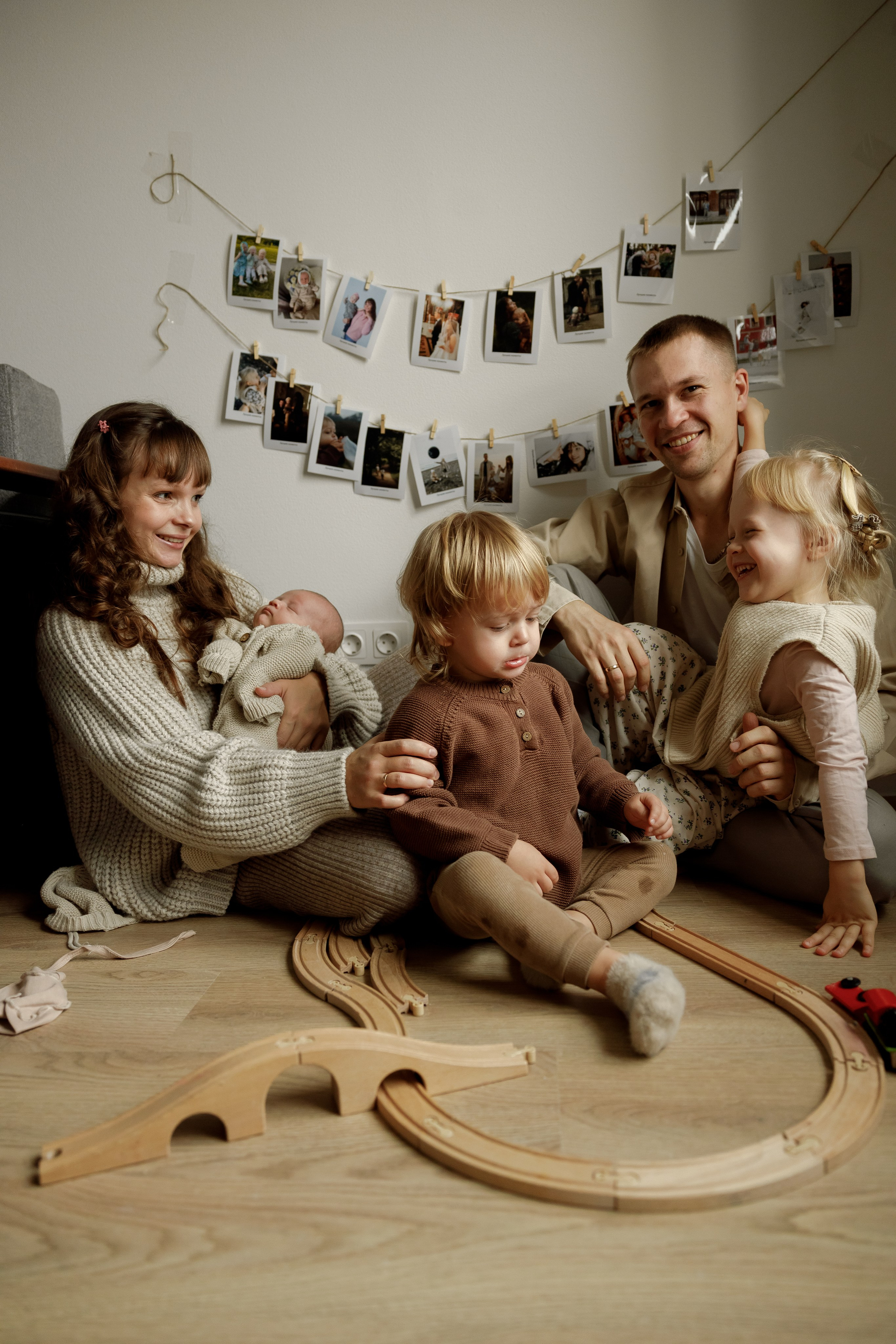 Домашняя семейная съёмка. Фотограф Москва