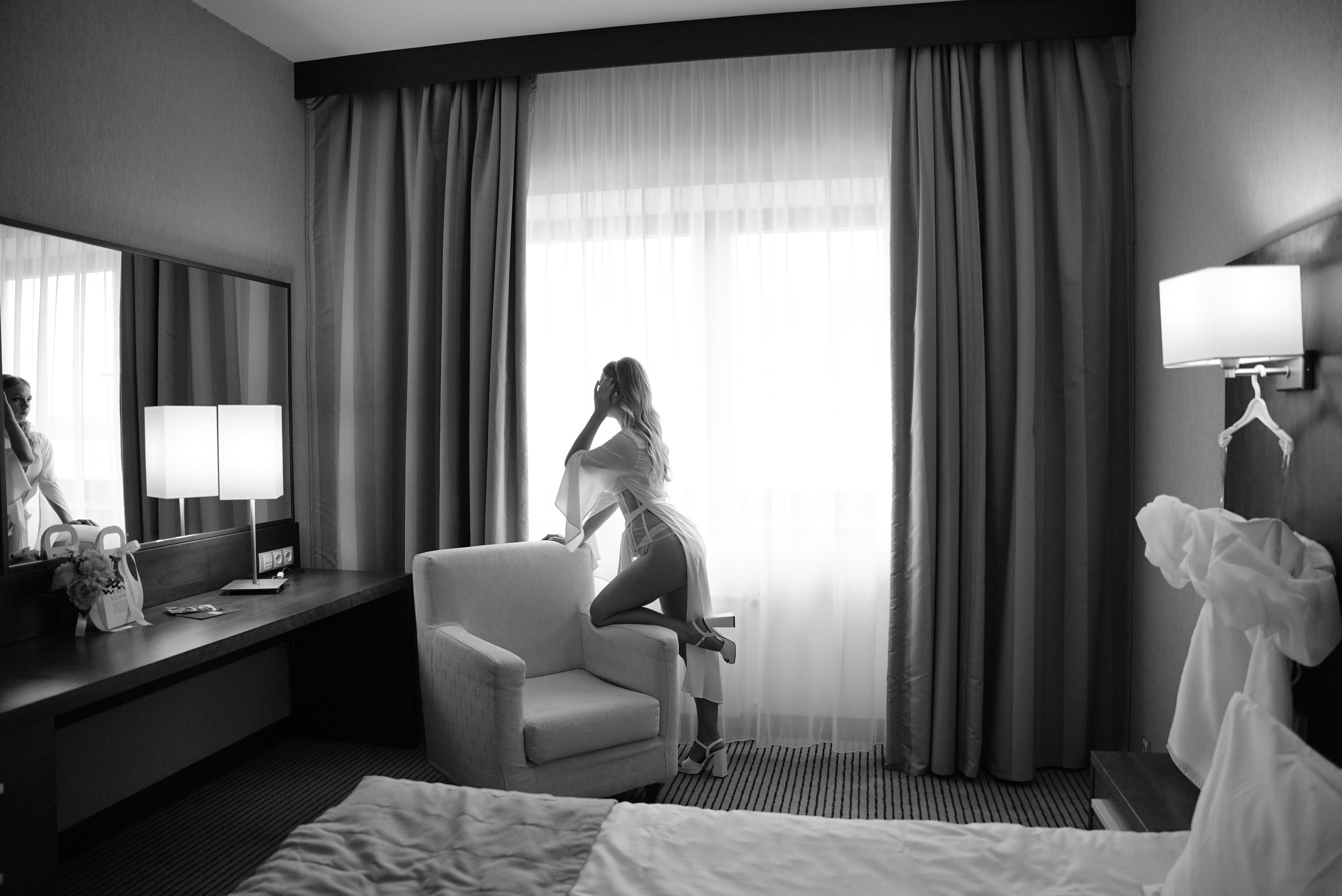 Никита и Галина чб. Свадебный фотограф в Самаре Анна Ковалева