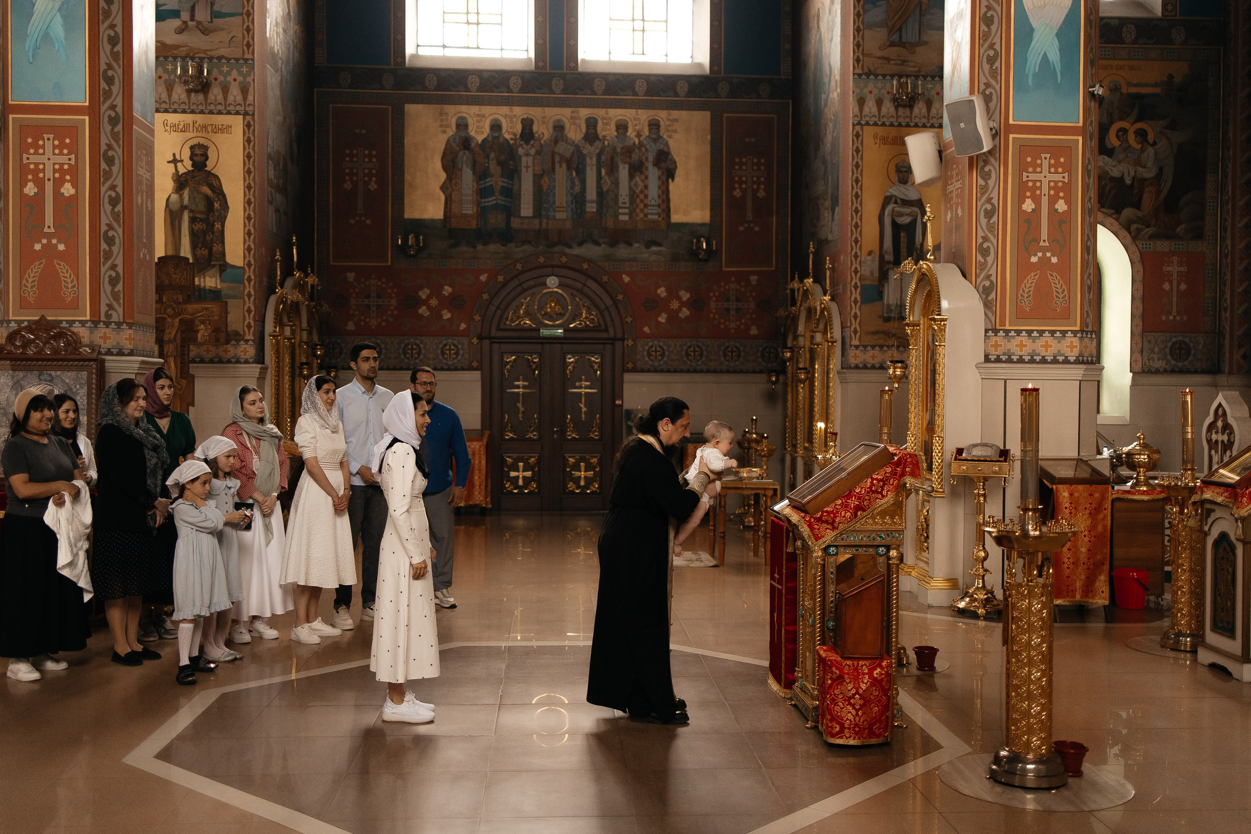 Таинство Крещения Михаила. Семейный фотограф в Краснодаре Храмова Анна