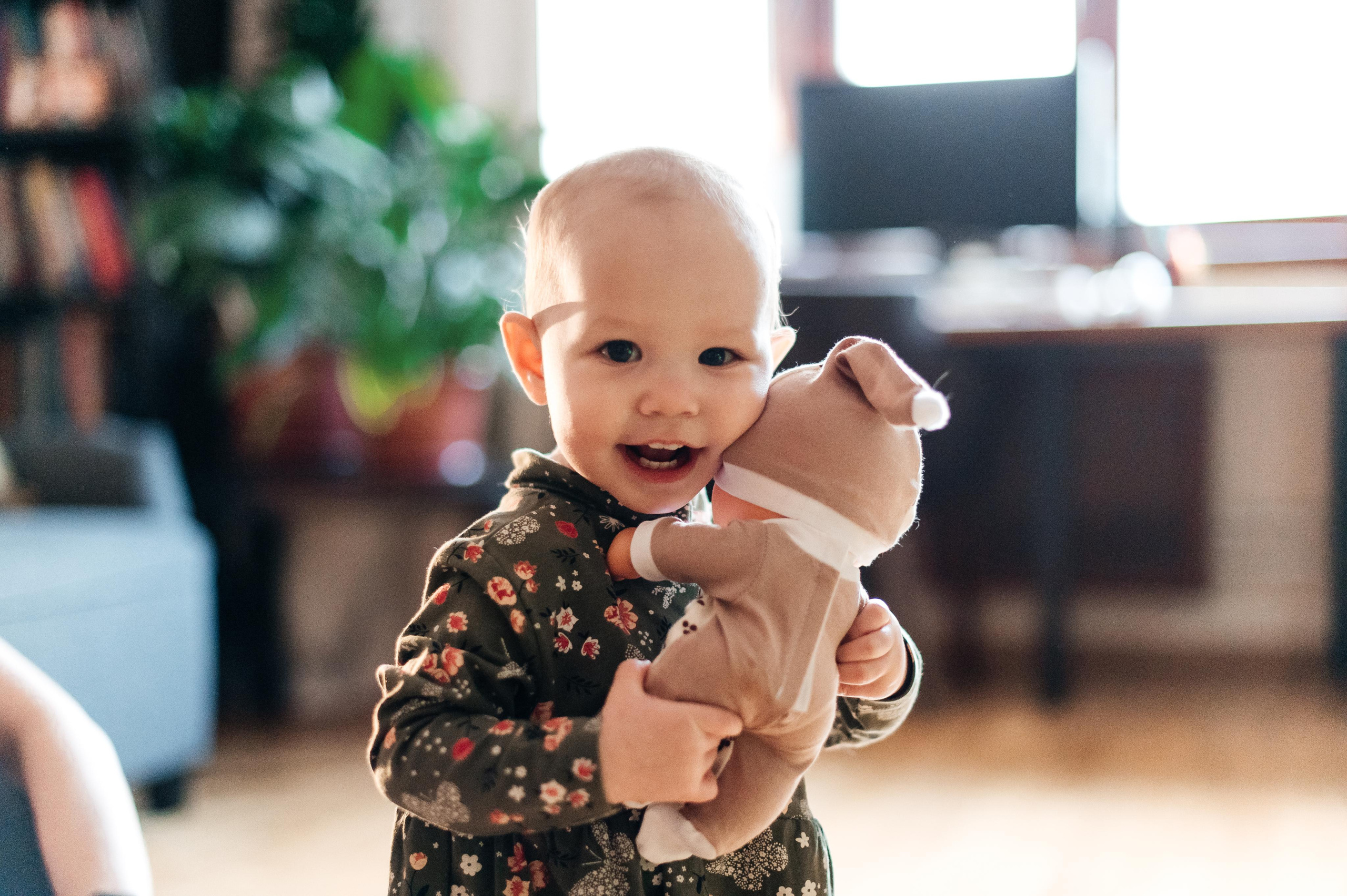 Предновогодняя фотосессия с годовалой малышкой. Семейный фотограф. Lifestyle. Москва. Анастасия Михайлова
