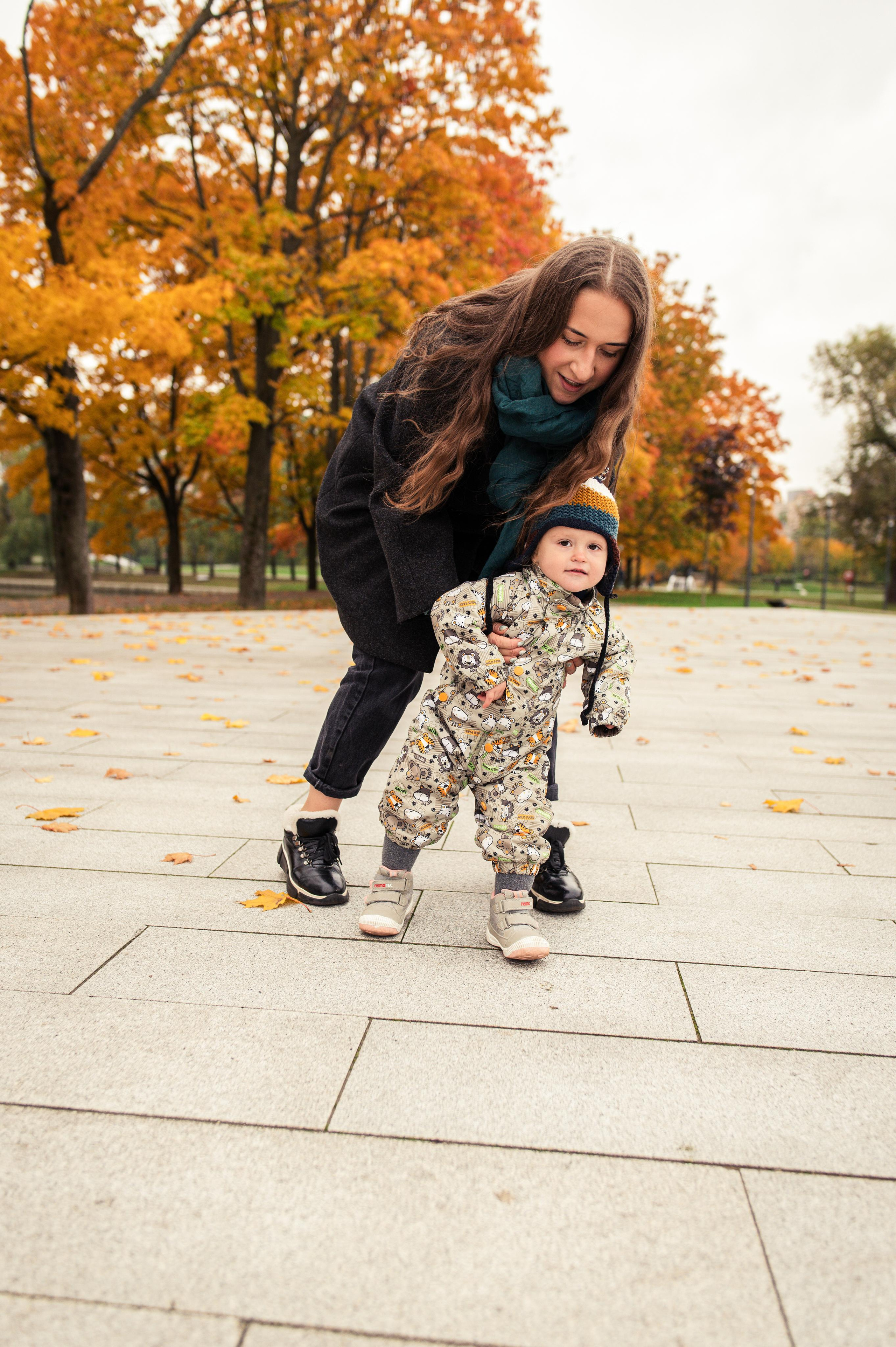 Осенняя фотопрогулка в парке «Дружба», мама с дочкой. Семейный фотограф. Lifestyle. Москва. Анастасия Михайлова