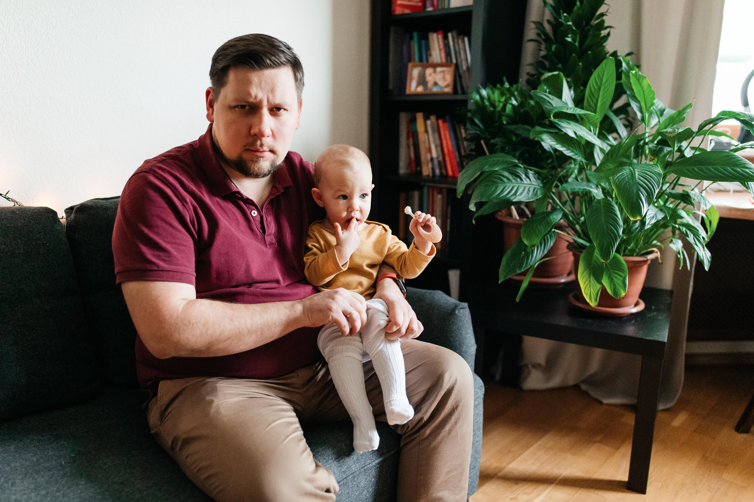 Предновогодняя фотосессия с годовалой малышкой. Семейный фотограф. Lifestyle. Москва. Анастасия Михайлова