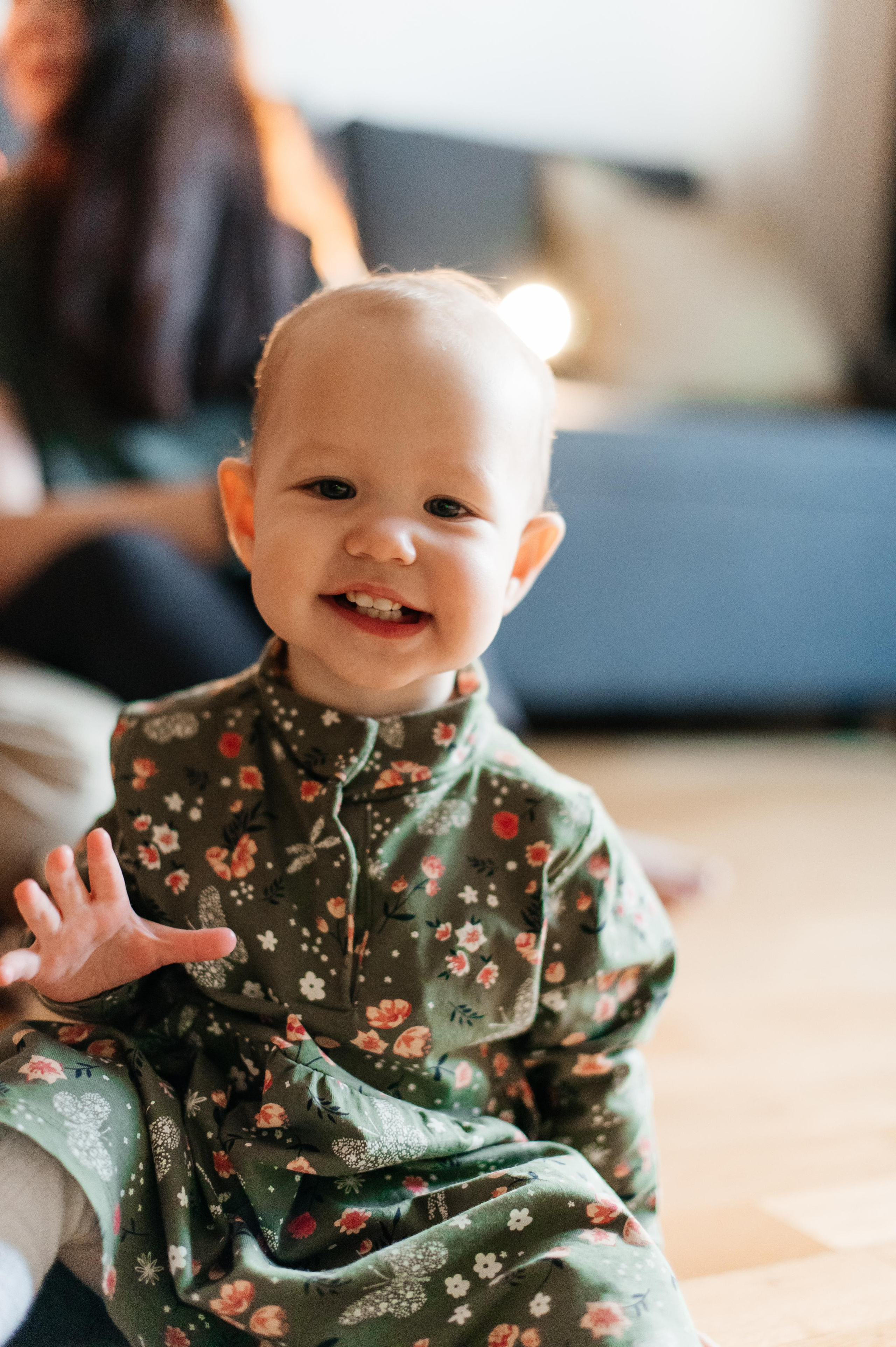 Предновогодняя фотосессия с годовалой малышкой. Семейный фотограф. Lifestyle. Москва. Анастасия Михайлова