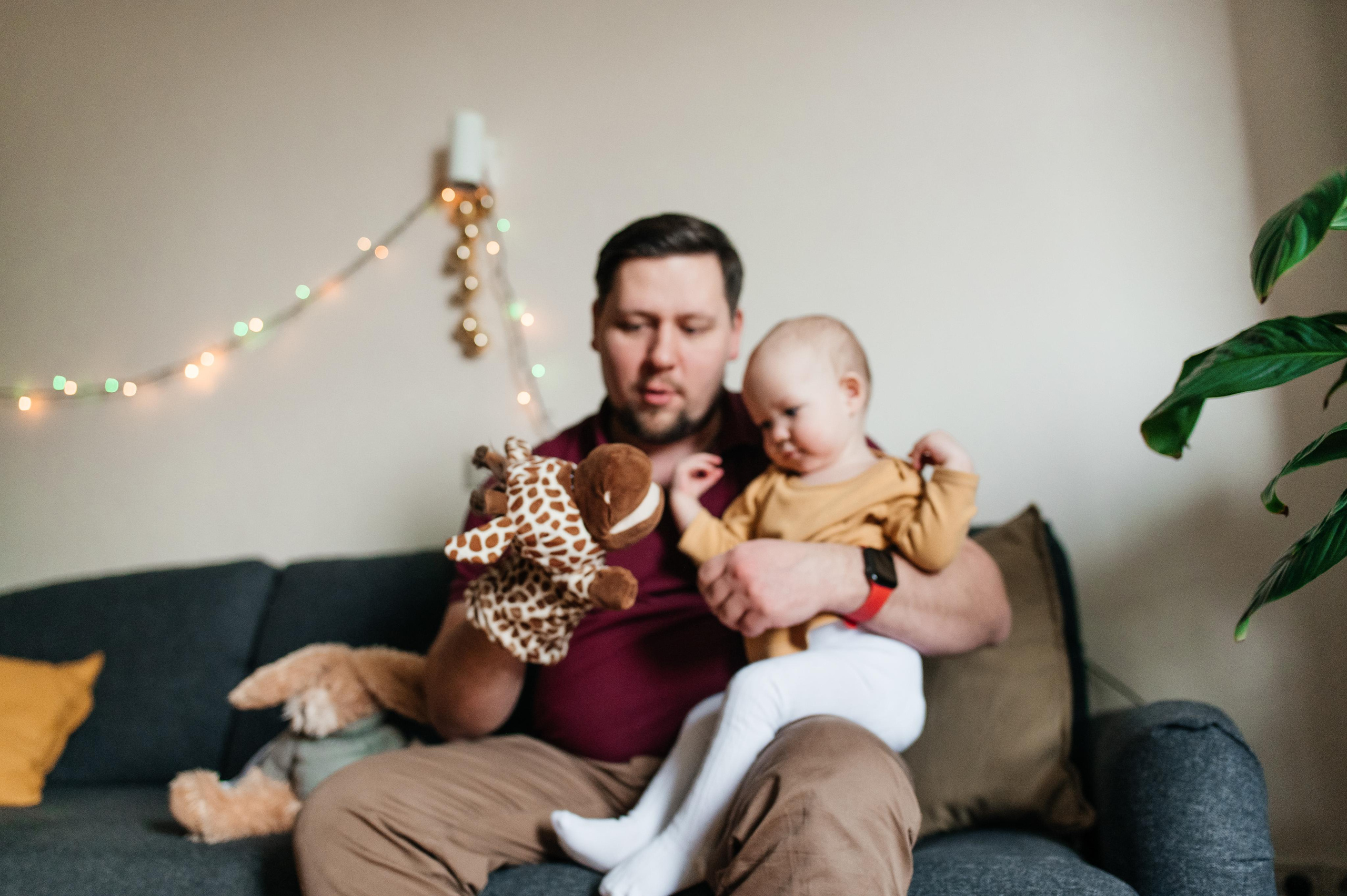 Предновогодняя фотосессия с годовалой малышкой. Семейный фотограф. Lifestyle. Москва. Анастасия Михайлова