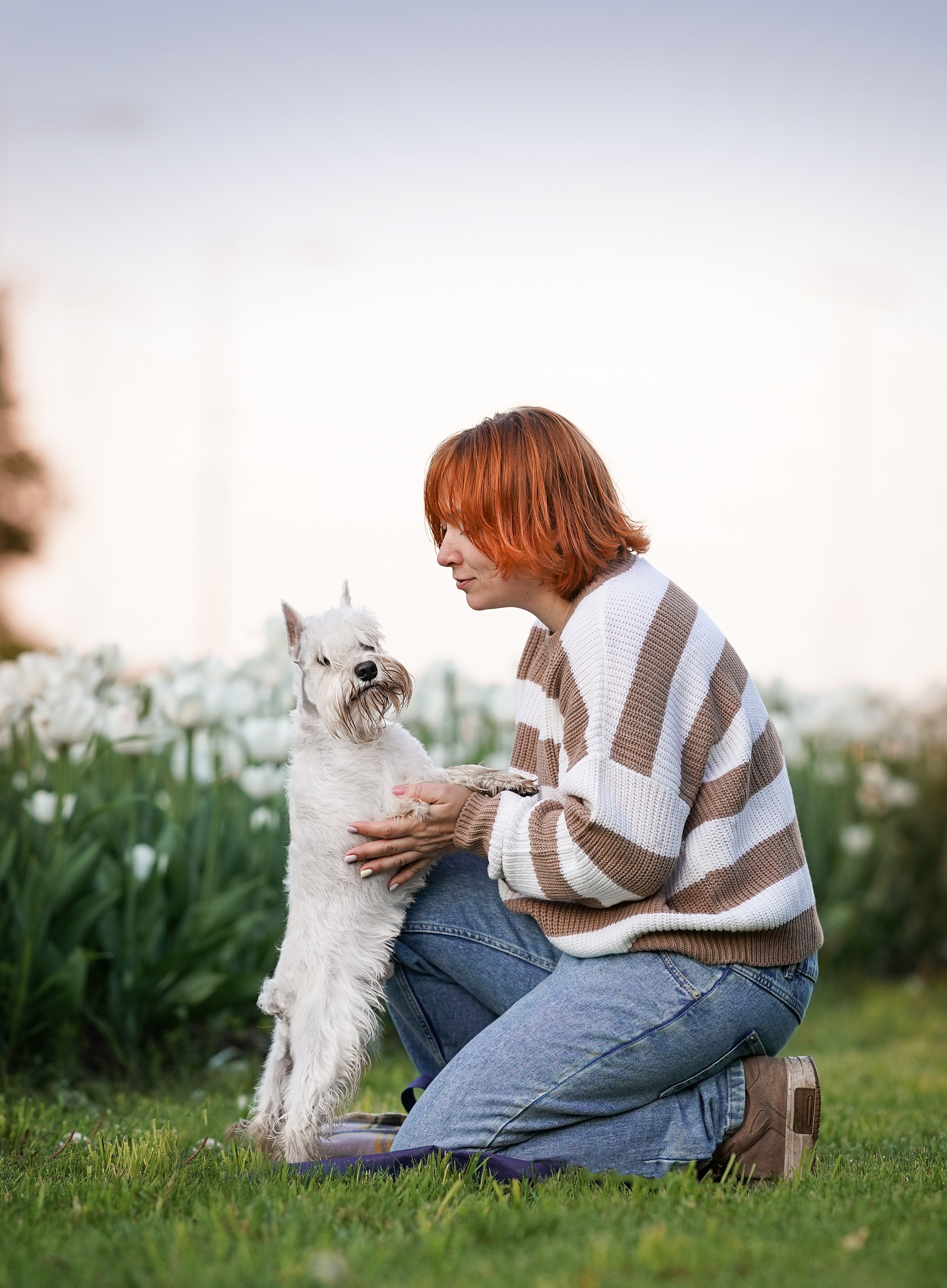 Оля и Доминик. Фотограф-анималист в Санкт-Петербурге Яна Мартынова