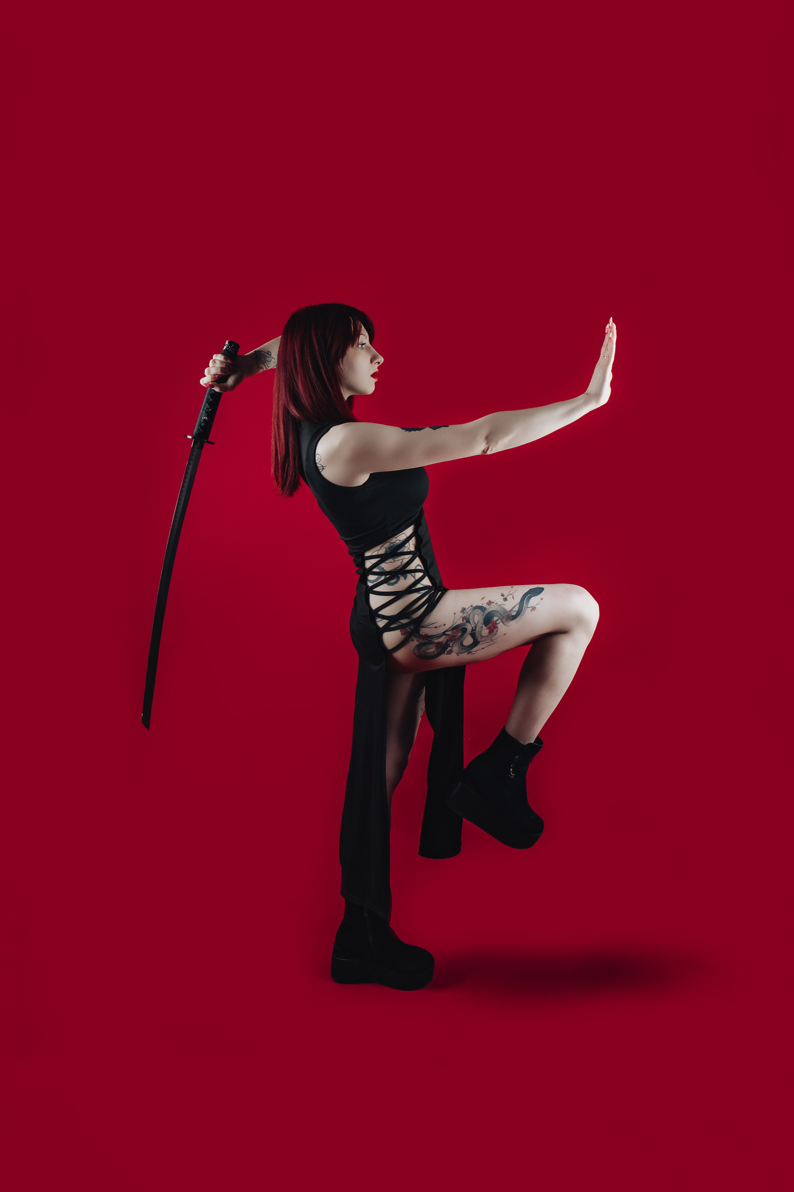 Katana in red. Фотограф в Воркуте Мария Фомина