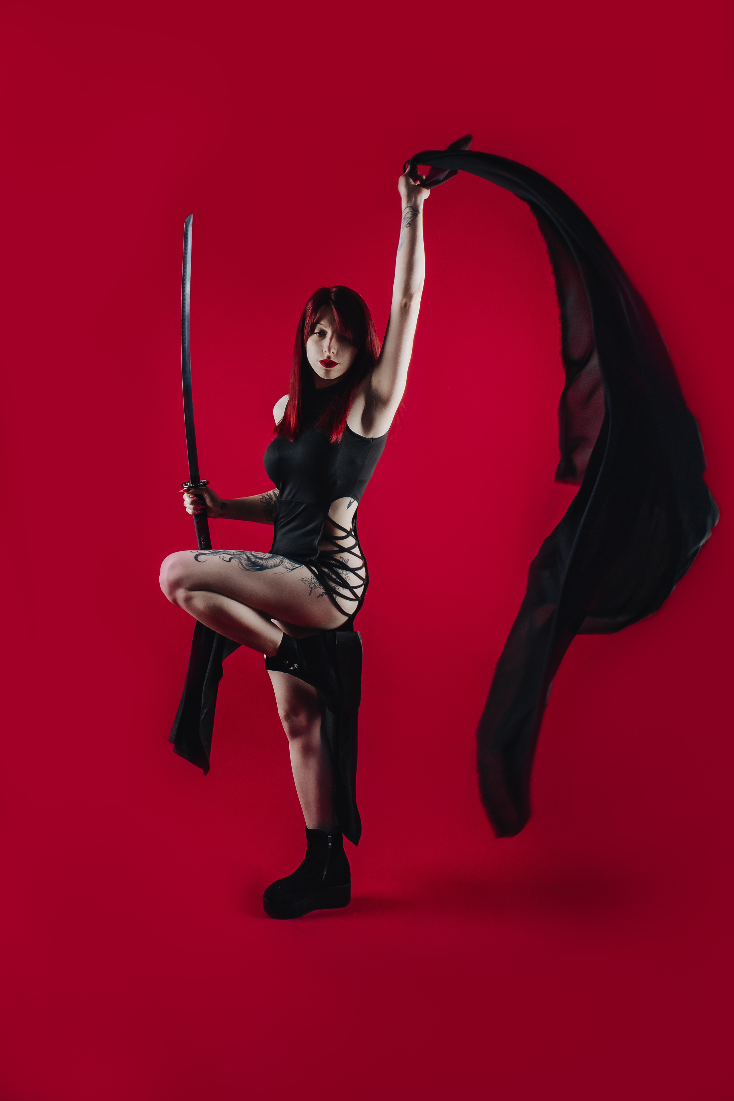 Katana in red. Фотограф в Воркуте Мария Фомина