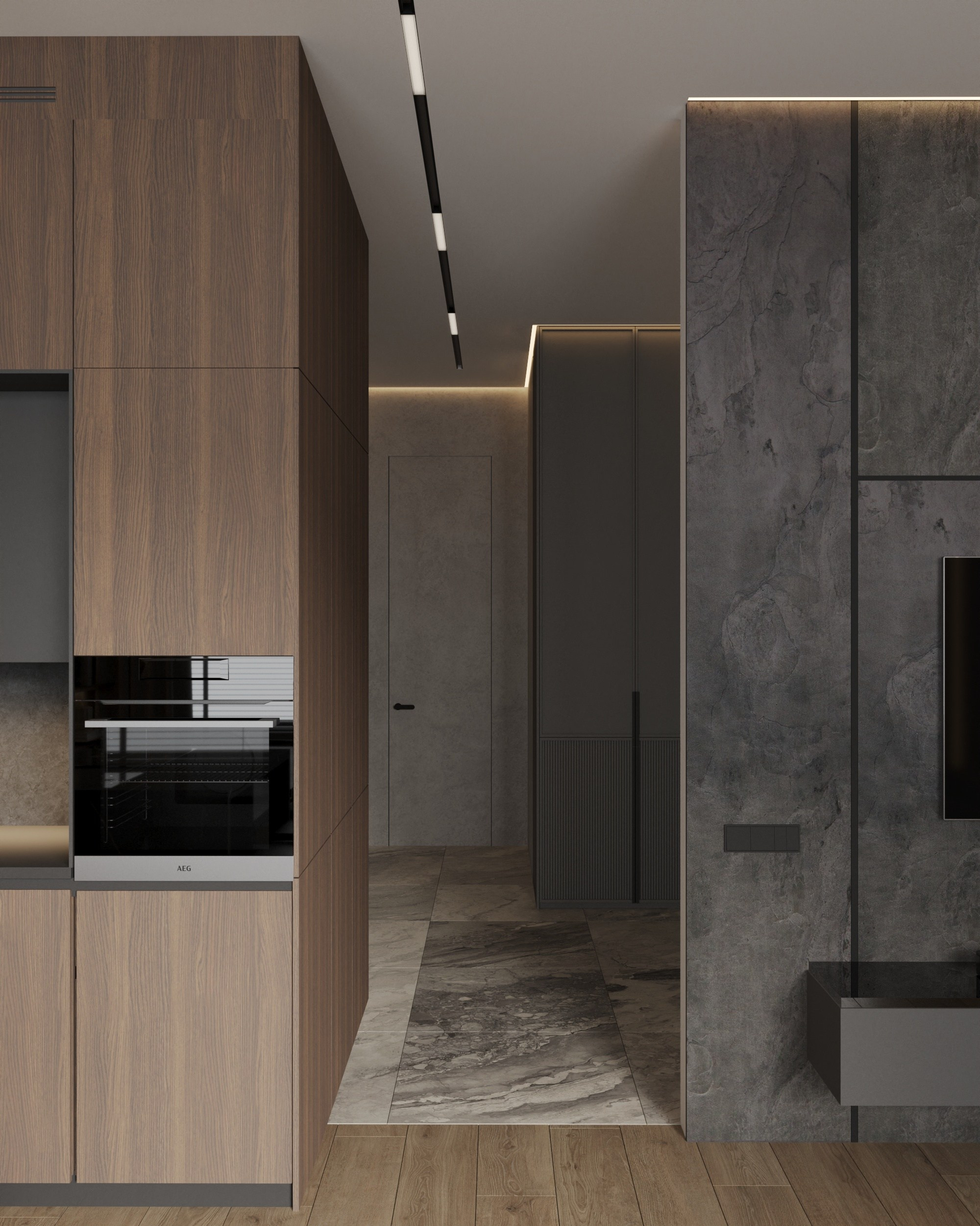 Квартира 63 кв. м. в г. Москва. Дизайнер интерьера в Краснодаре. Татьяна Горнова