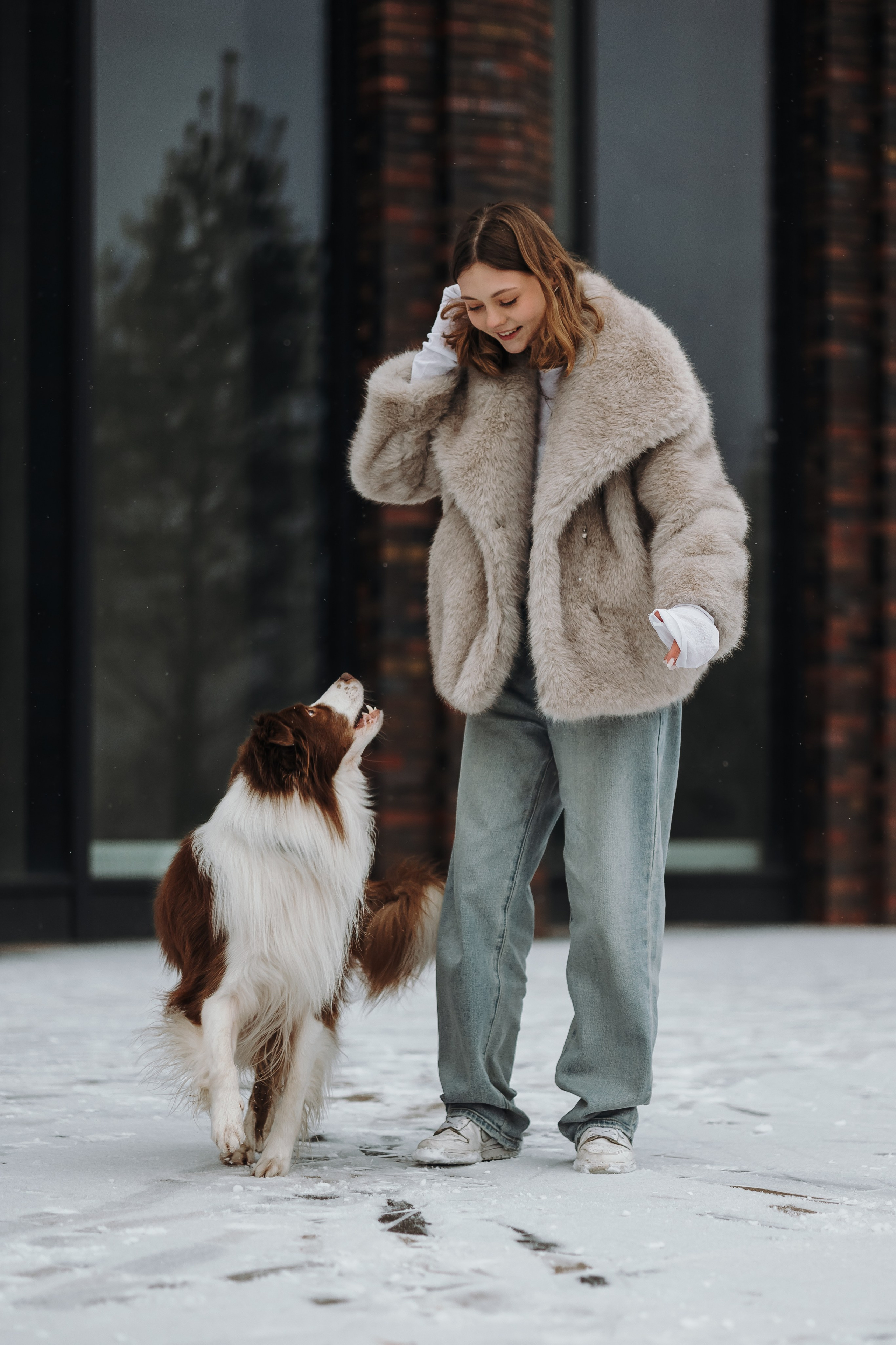 Маша и Брауни. Фотограф-анималист в Санкт-Петербурге Алина Яхонт
