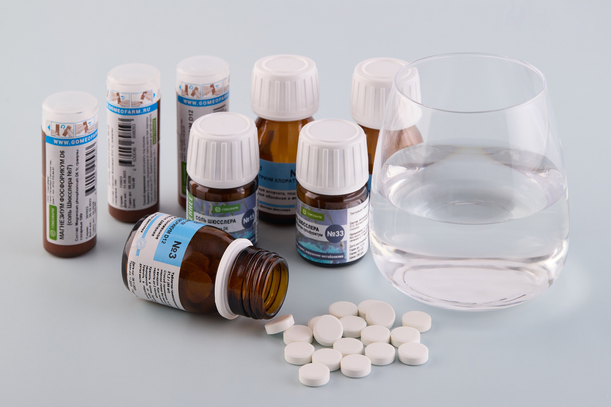 Предметная съемка препаратов для Гомеофарм. Фотограф Валерий Сабрам