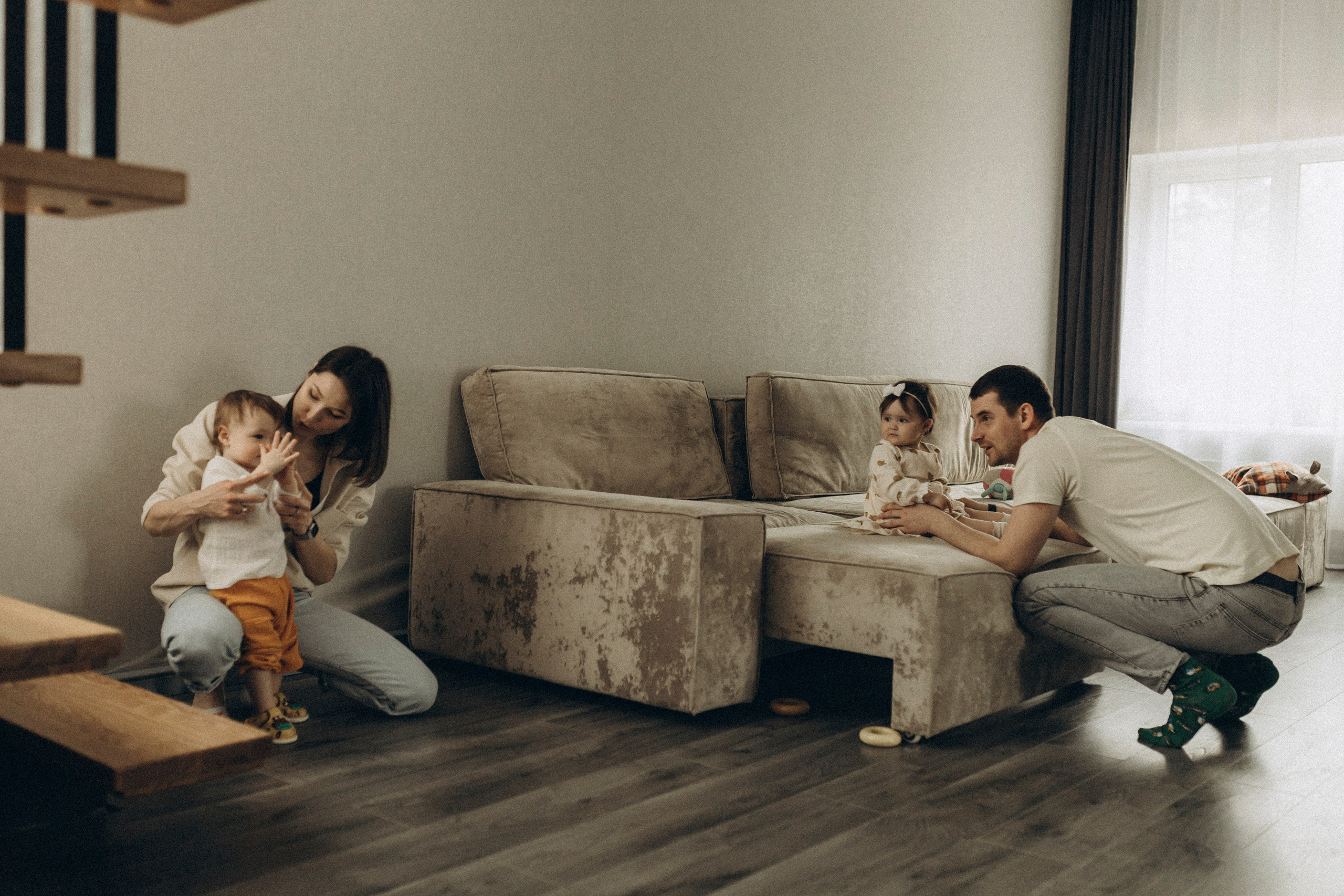 Домашняя семейная фотосессия. Семейный и детский фотограф в Рязани Васюгова Мария