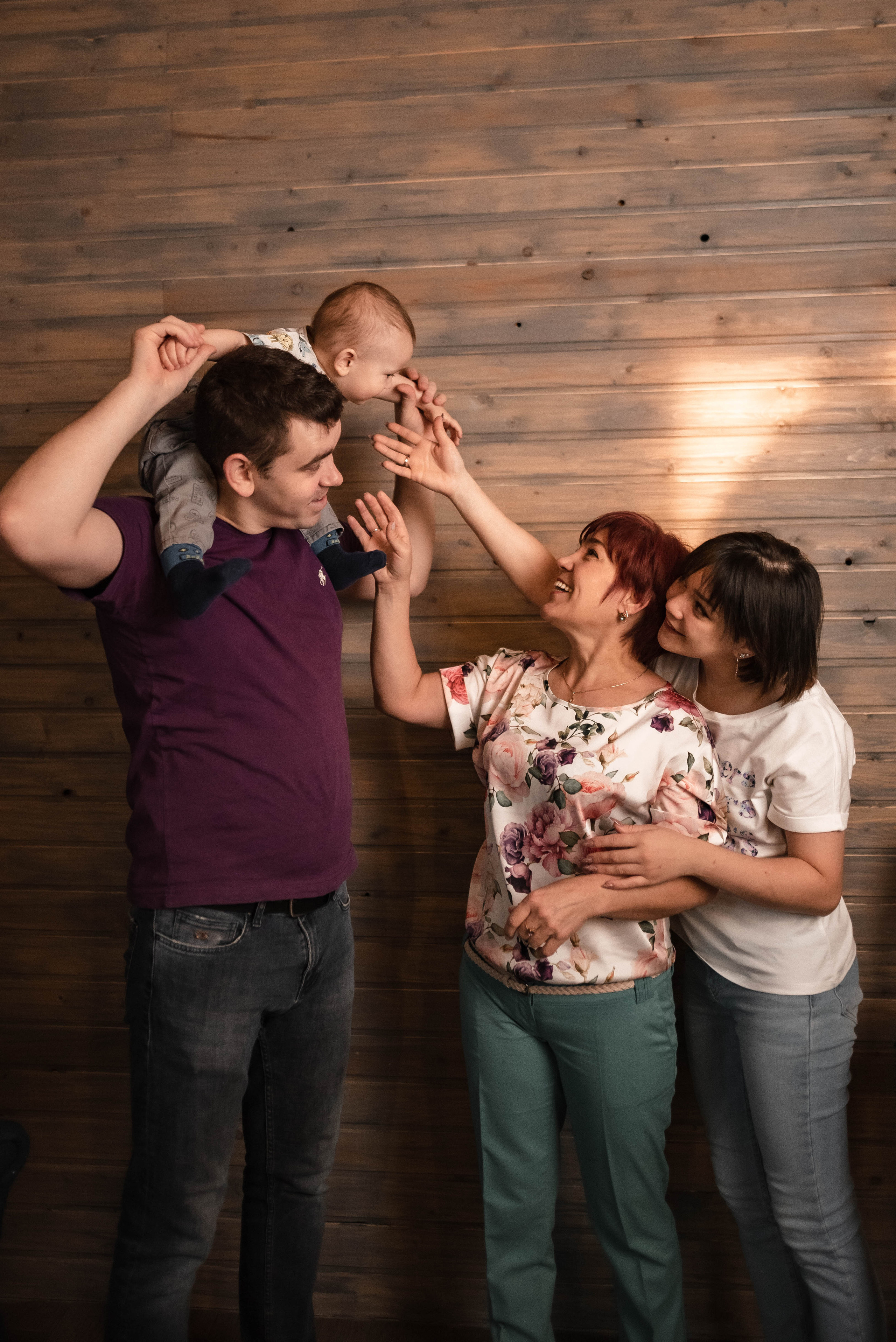 Новогодняя фотосессия для Зои и её семьи. Семейный и детский фотограф в Санкт-Петербурге Татьяна Дмитренко