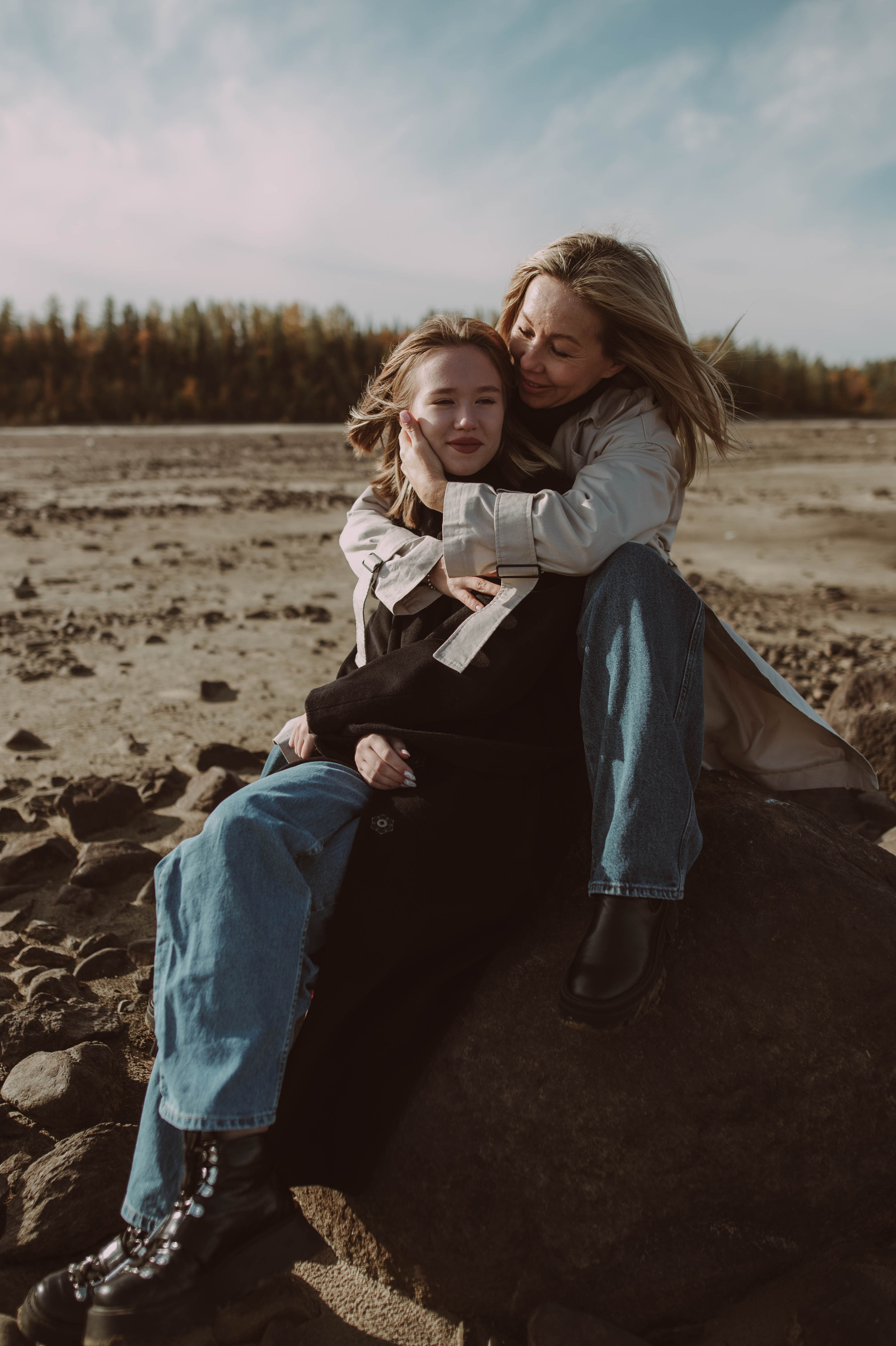 Зимний пляж. Семейный и детский фотограф в Санкт-Петербурге Татьяна Дмитренко