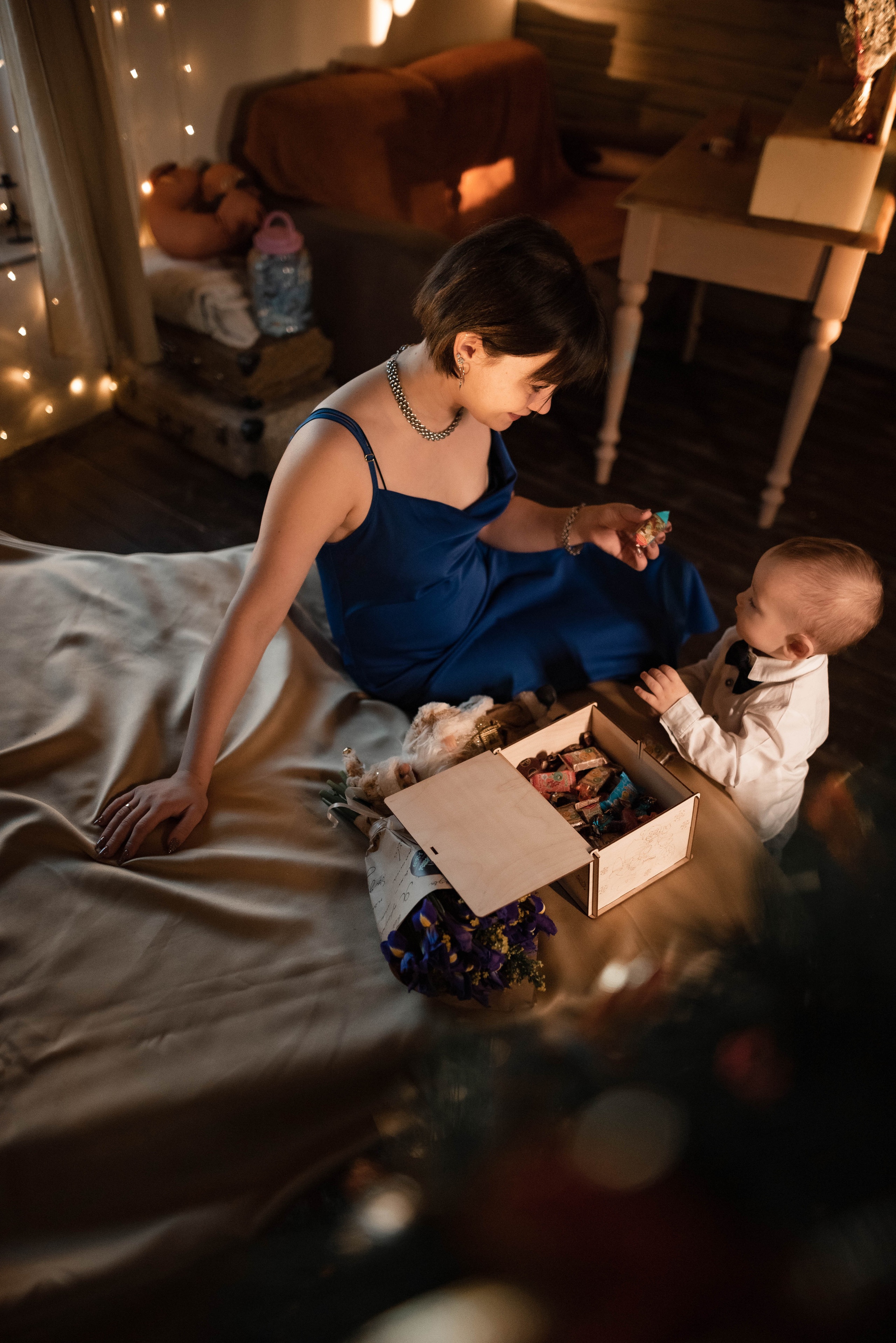 Новогодняя фотосессия для Зои и её семьи. Семейный и детский фотограф в Санкт-Петербурге Татьяна Дмитренко