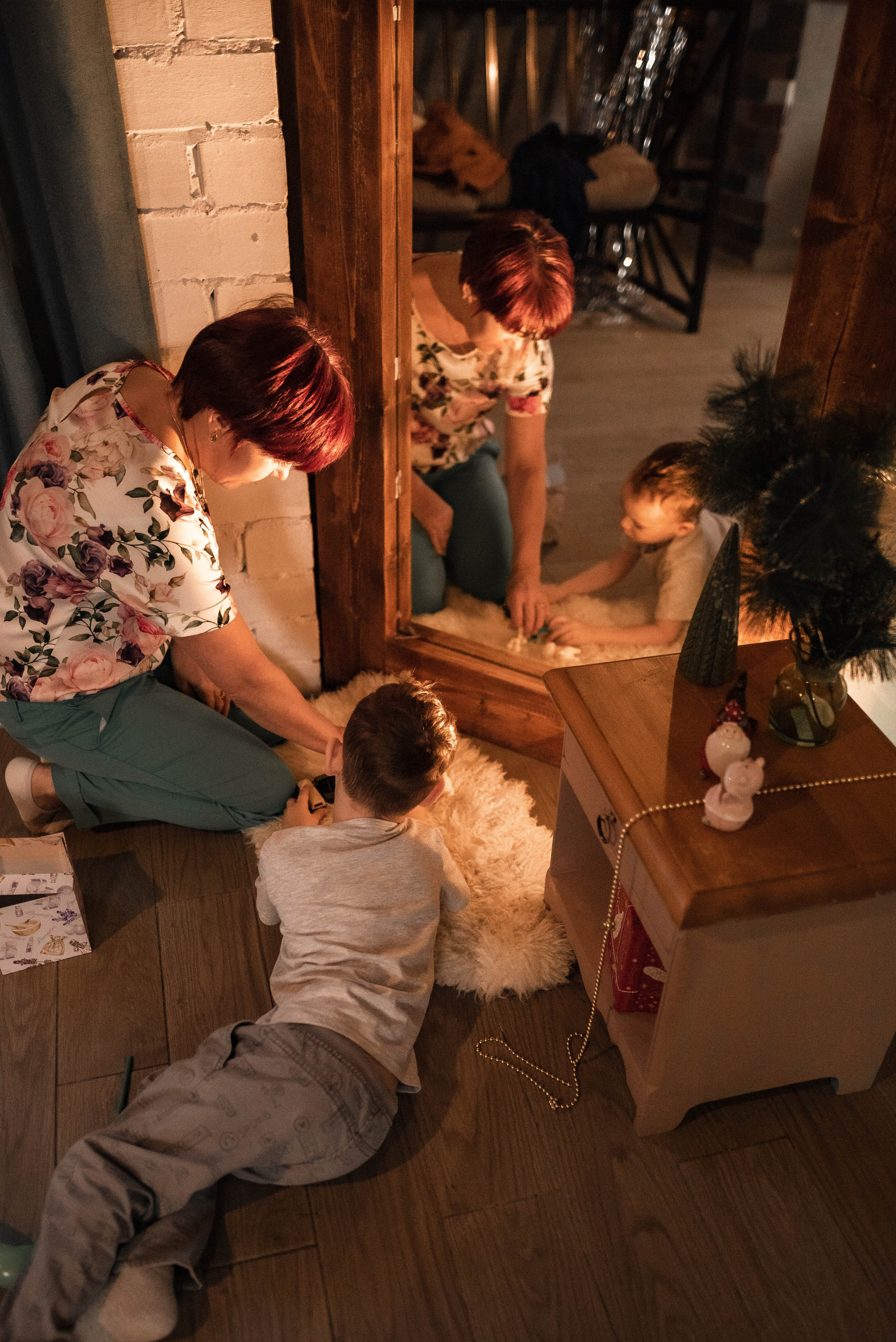 Новогодняя фотосессия для Зои и её семьи. Семейный и детский фотограф в Санкт-Петербурге Татьяна Дмитренко