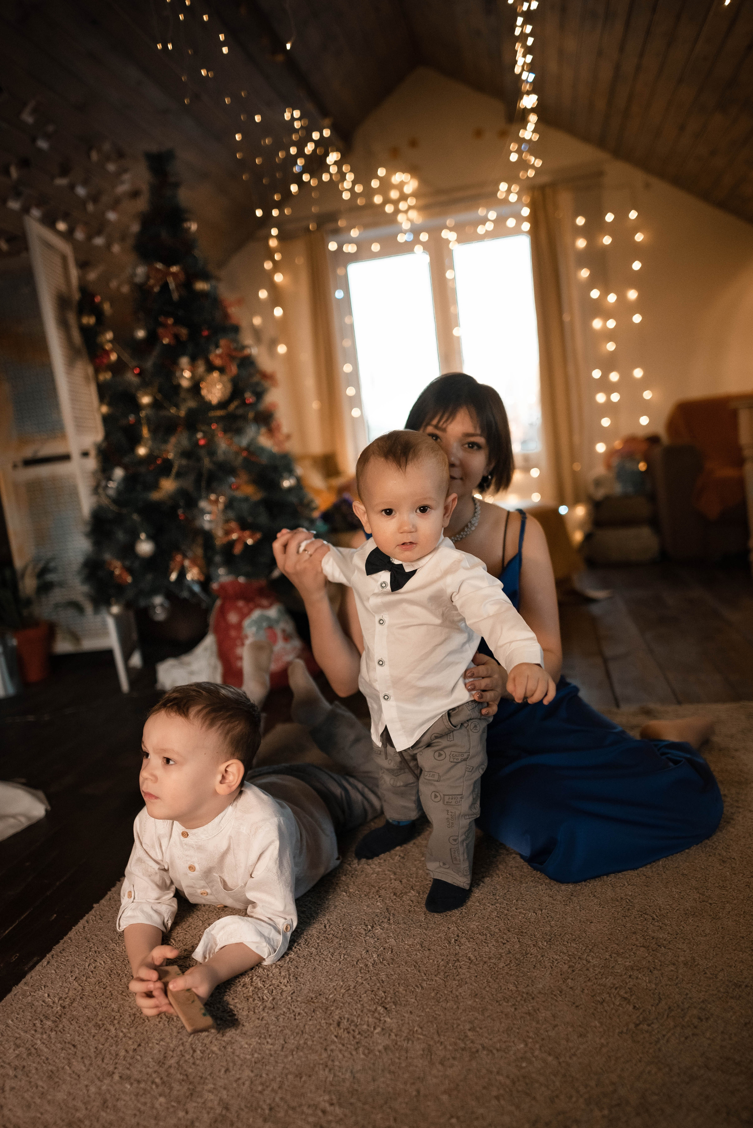 Новогодняя фотосессия для Зои и её семьи. Семейный и детский фотограф в Санкт-Петербурге Татьяна Дмитренко